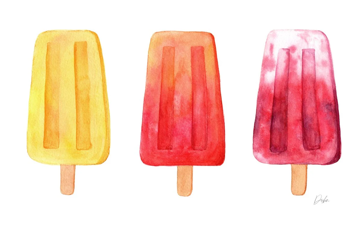 Popsicles Illustration