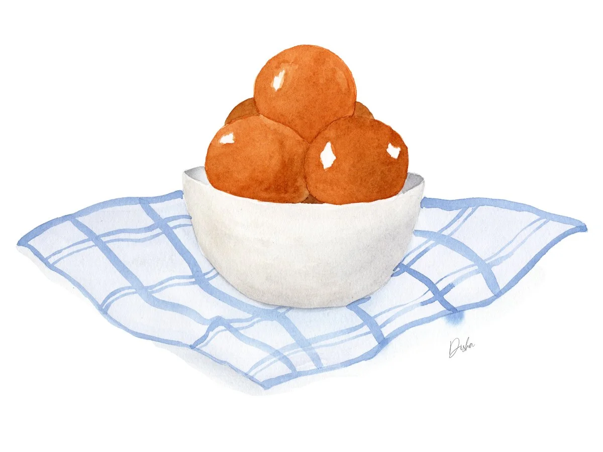Gulab Jamun Illustration