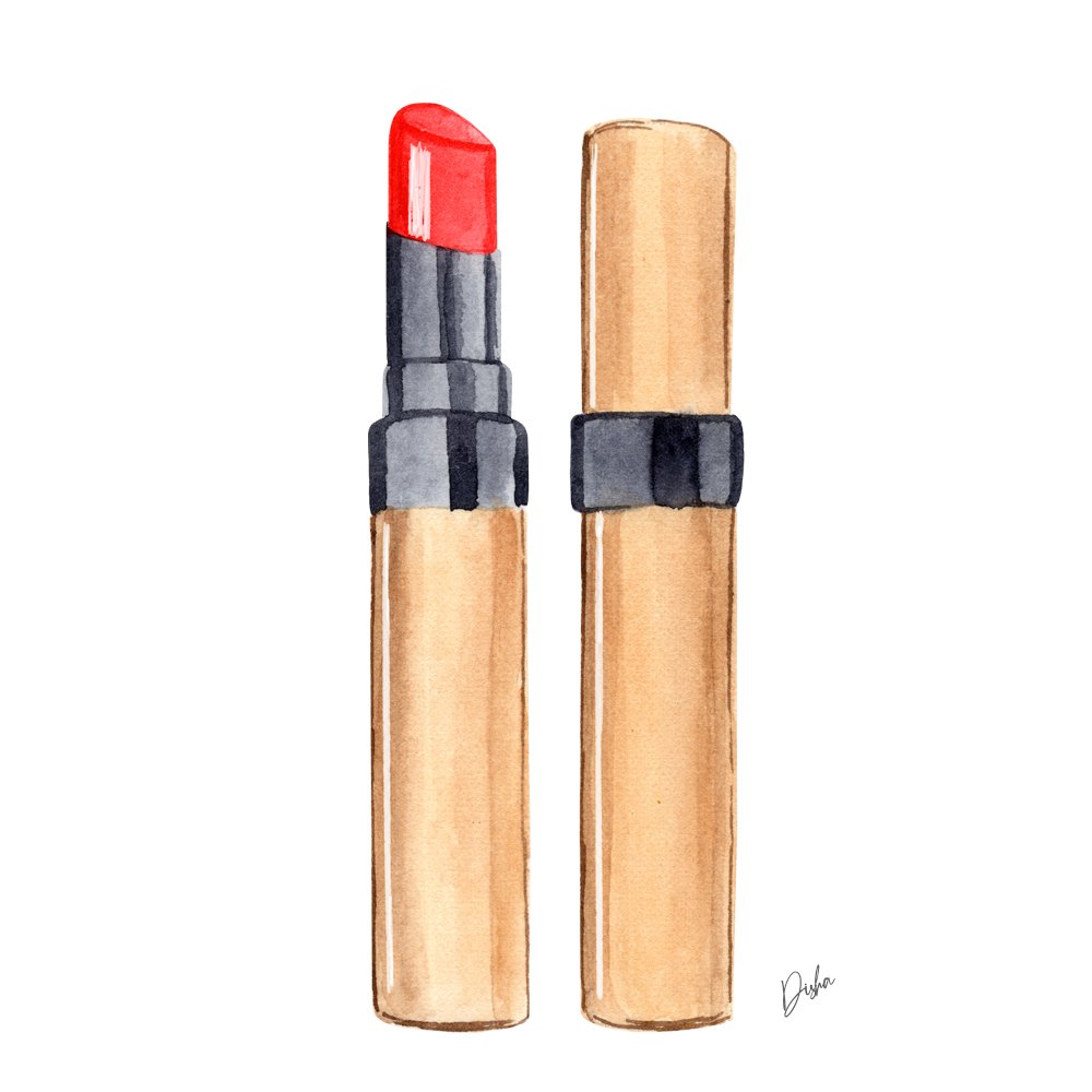 Bobbi Brown Lipstick illustration