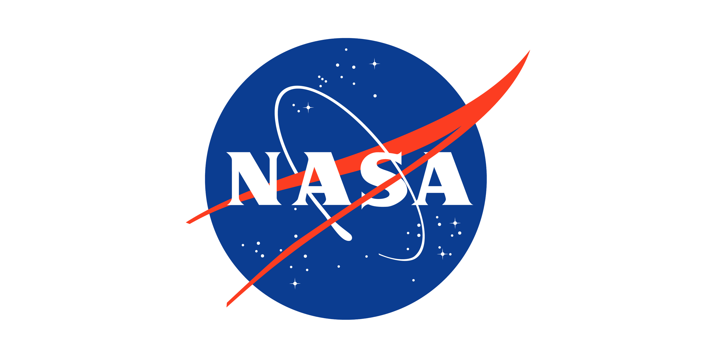 A photo of NASA's logo.