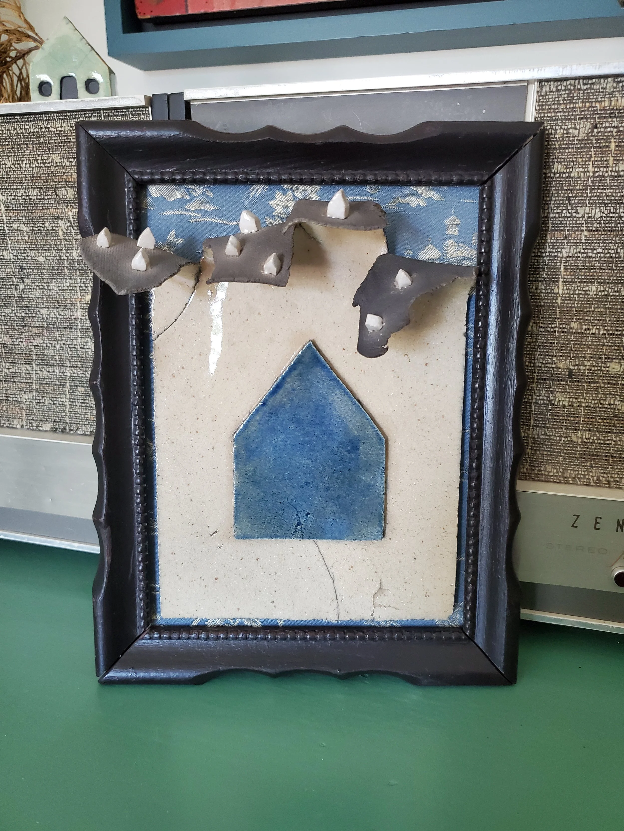 dentile houses bursting forth (9” x 7” x 2”)