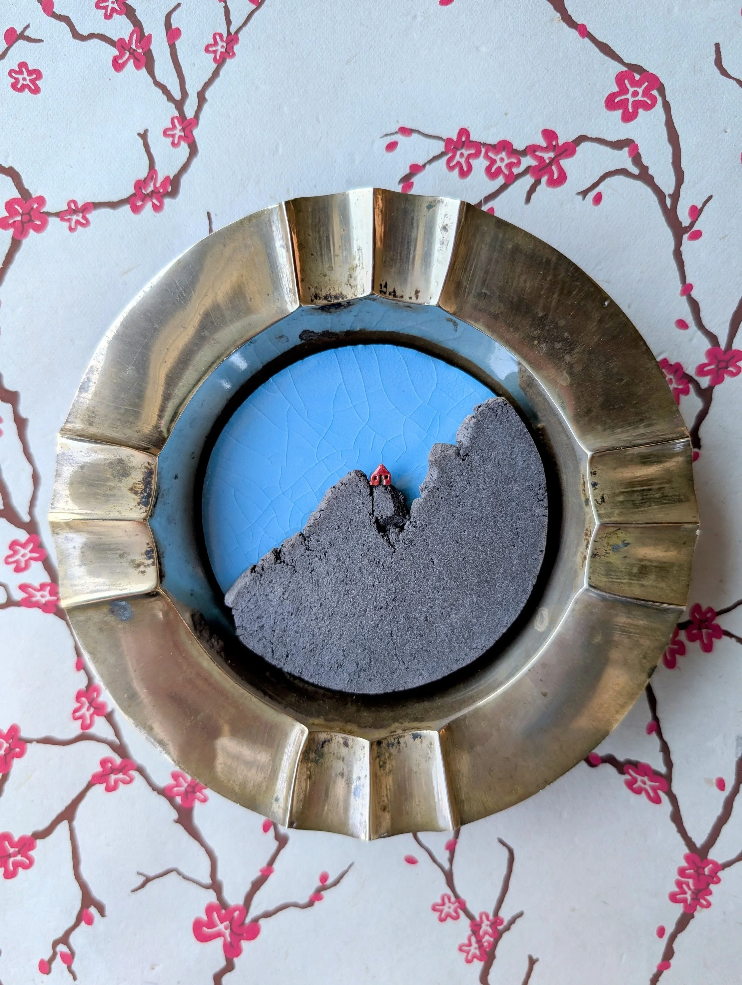 with desire against the sky (6" x 6" x 1")