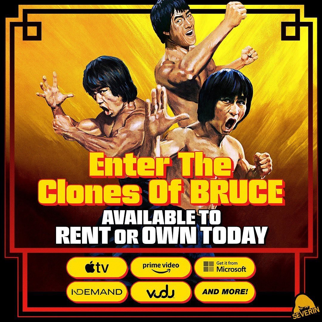 The wait is over, ENTER THE CLONES OF BRUCE is now available on VOD!