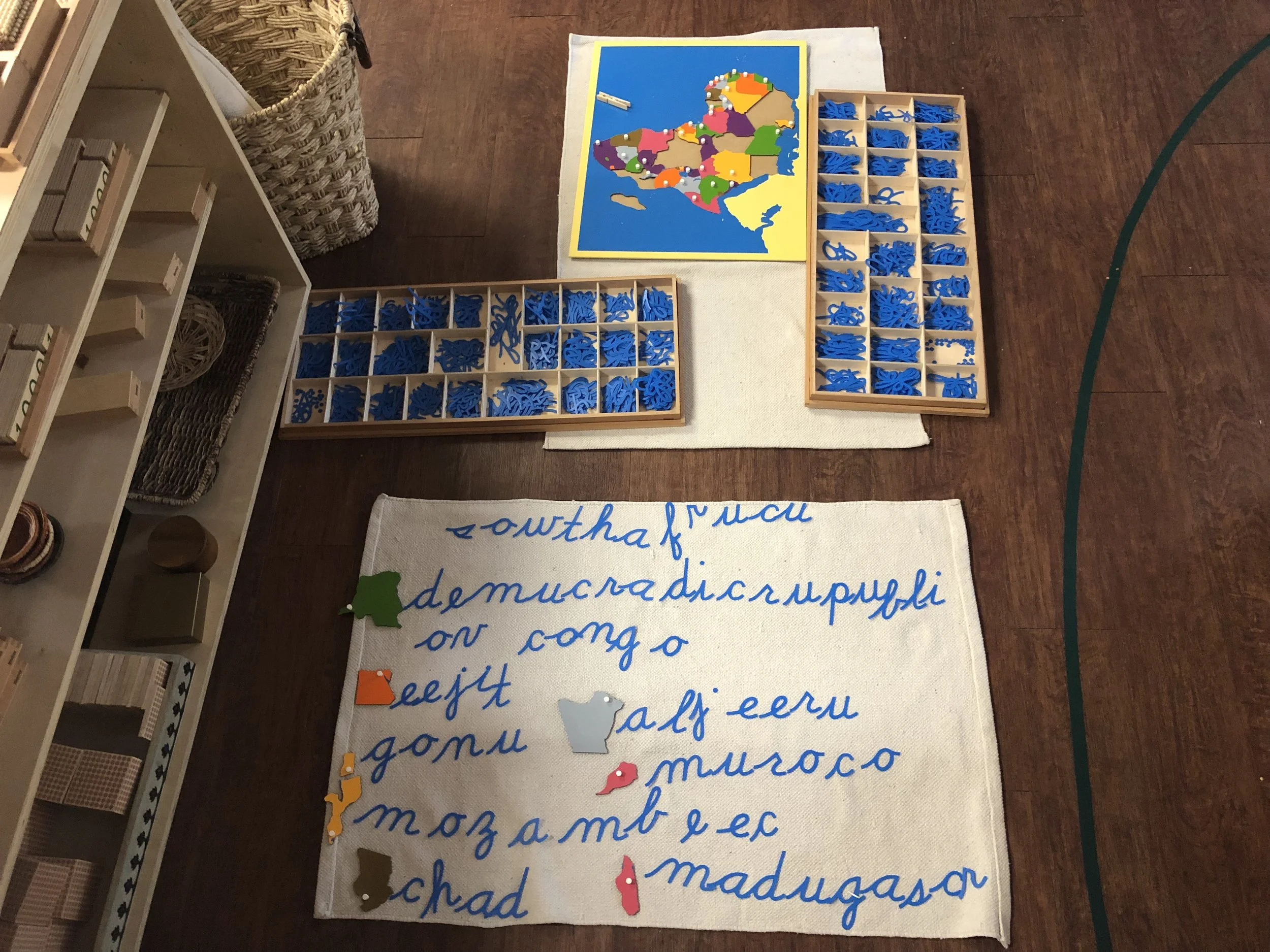 Labeling the Map of Africa 