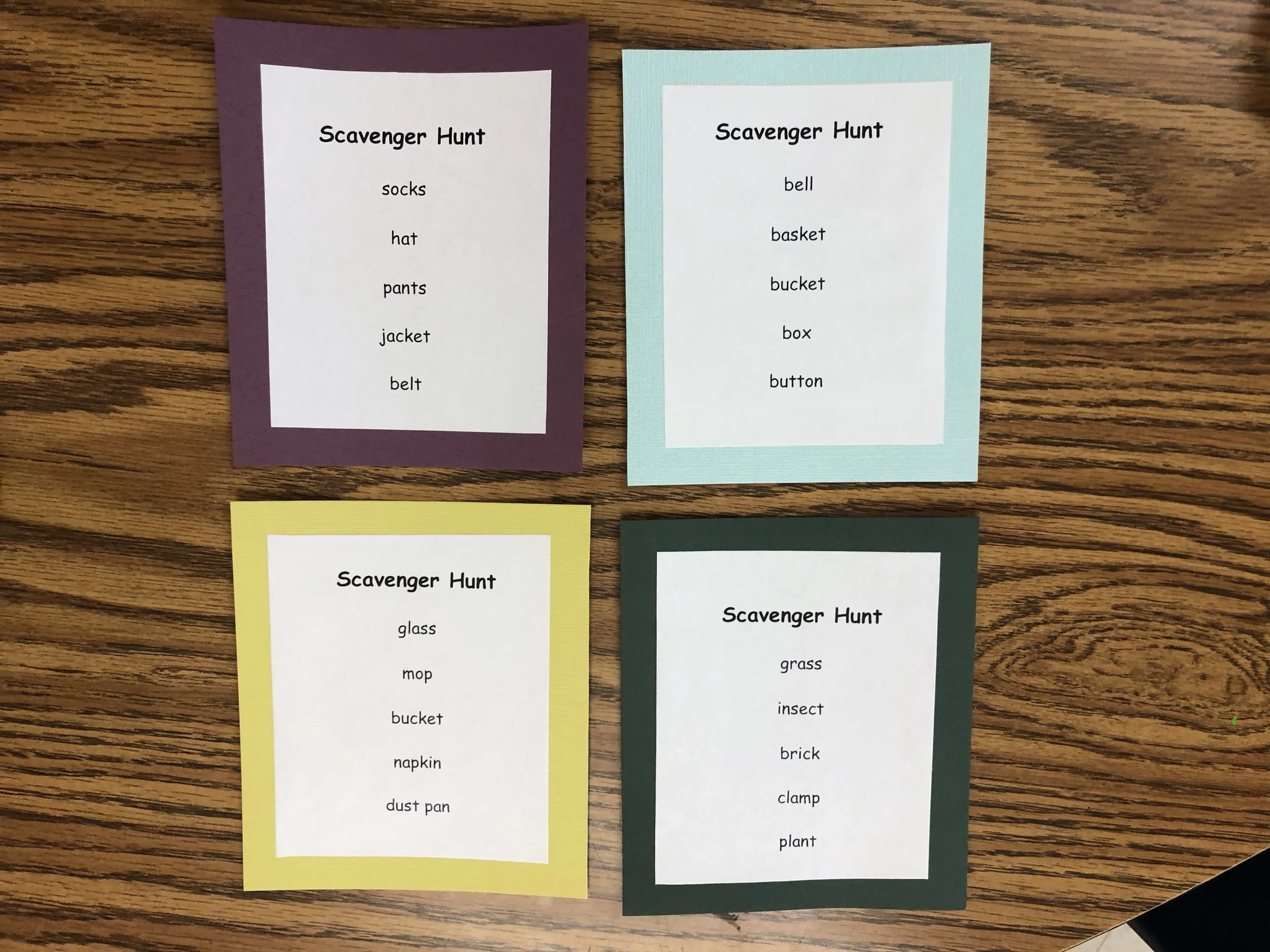 Phonetic Reading Scavenger Hunt