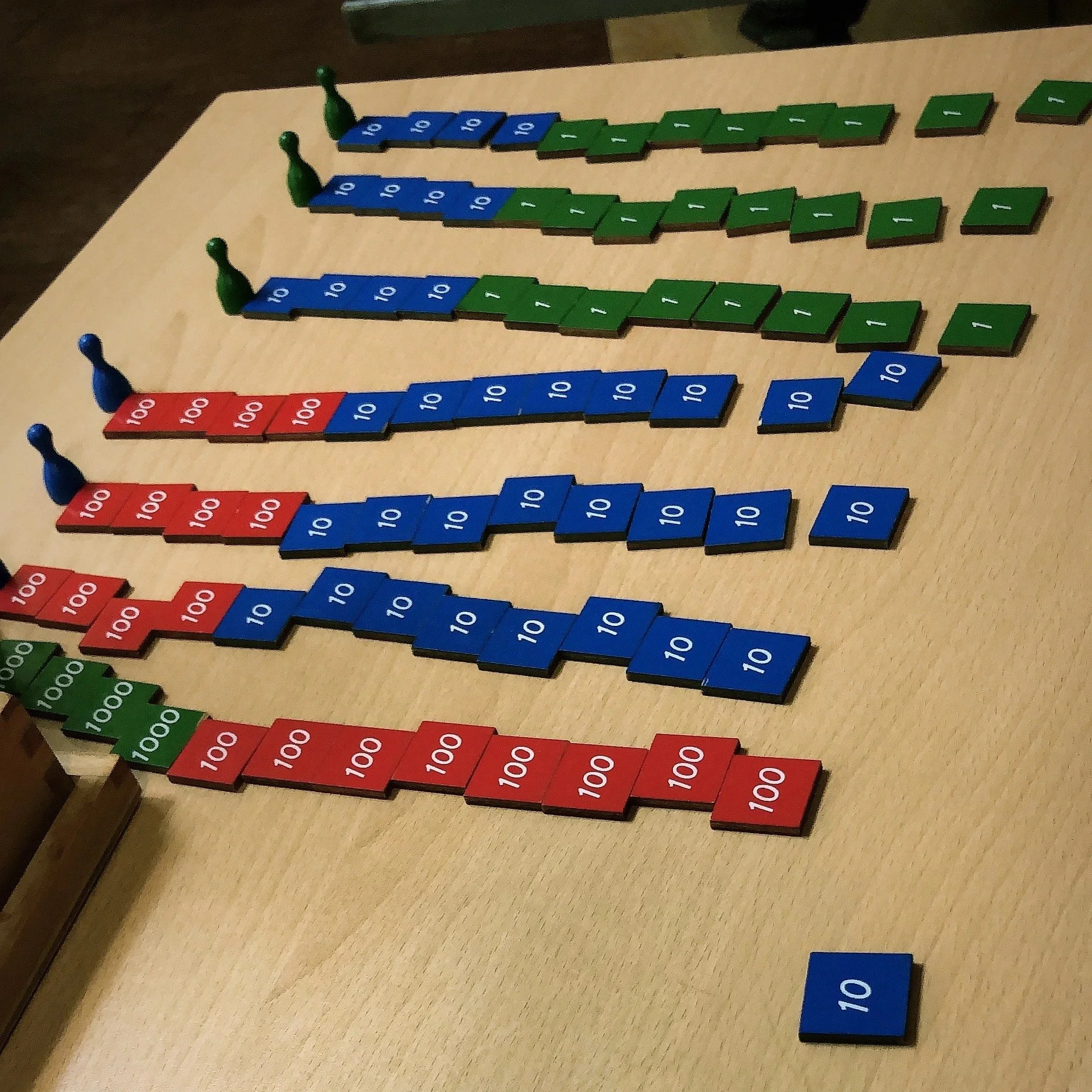 Long Division with Stamp Game 