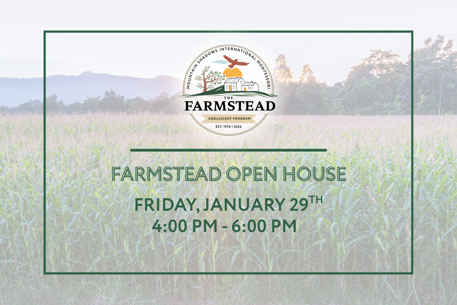 Farmstead Open House