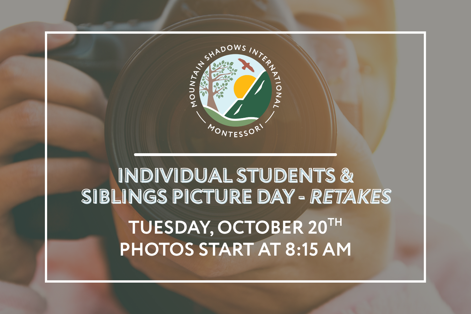 Individual Students &amp; Siblings Picture Retake Day