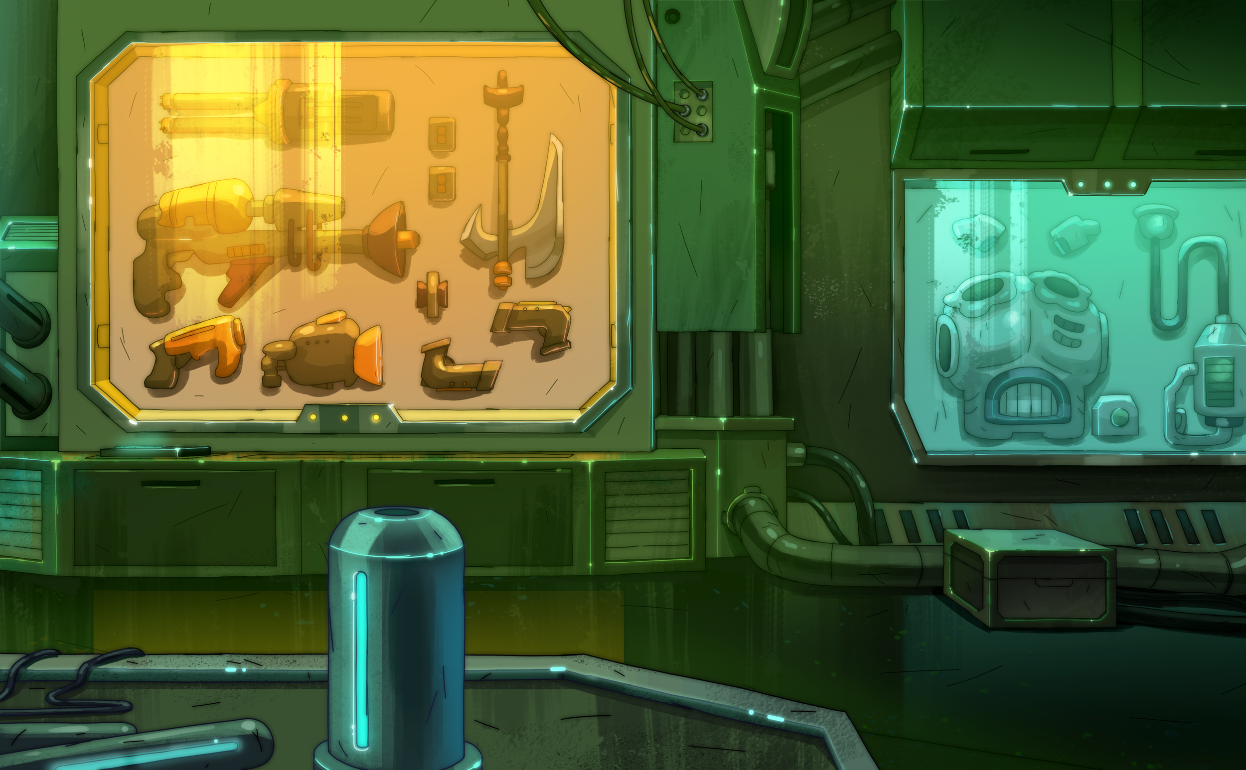 Space King 4 - Kingsmas - BG Paint Only