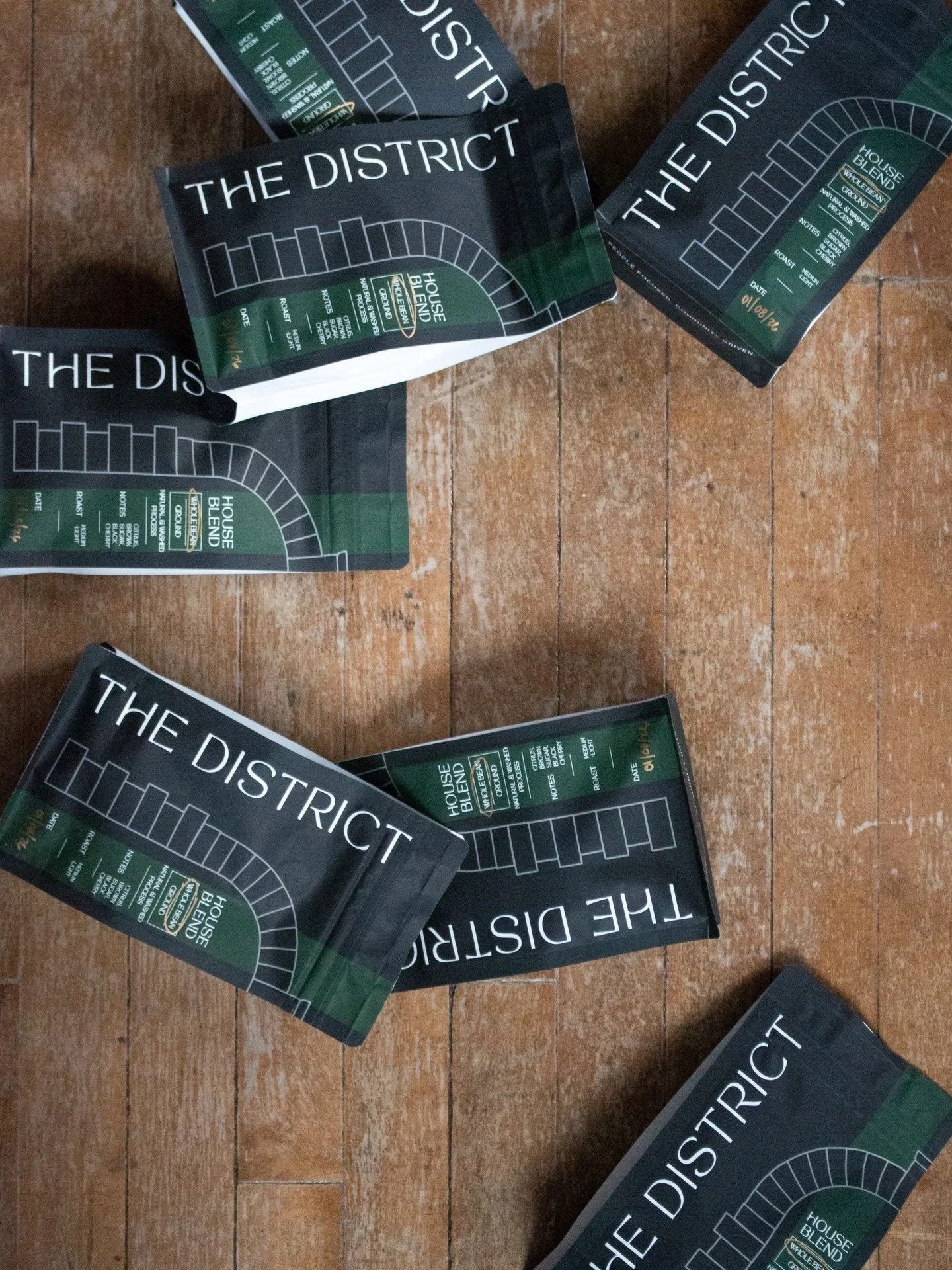 Bright citrus, warm brown sugar, and a hint of black cherry&mdash;this is the coffee that became our House Blend.

When we designed the bag, we wanted it to feel like the building it lives in: familiar arches, old brick, a little history, a lot of he