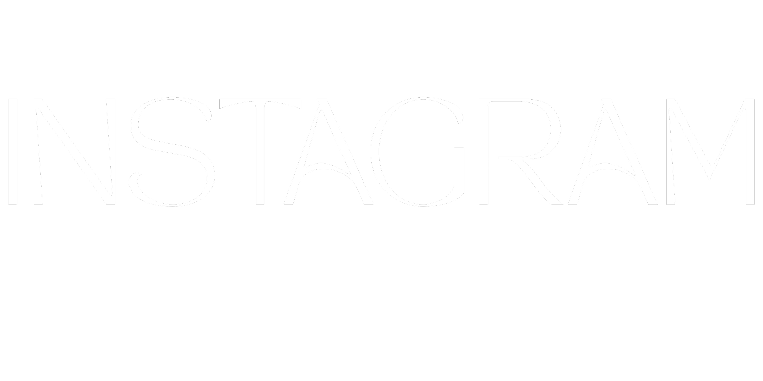 The word 'Instagram' written in white stylized text on a black background.