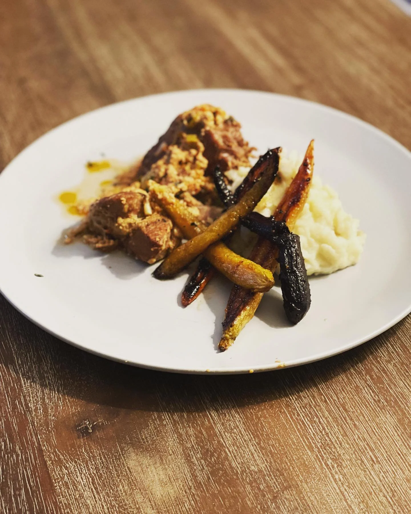 For my birthday my stepmom @carisa.cunningham got me a subscription to the the sauces from @colicchiocollection. This is the milk and tomato braised pork. It was delish! Thank @tomcolicchio and @thejerseytomatoco and @carisa.cunningham