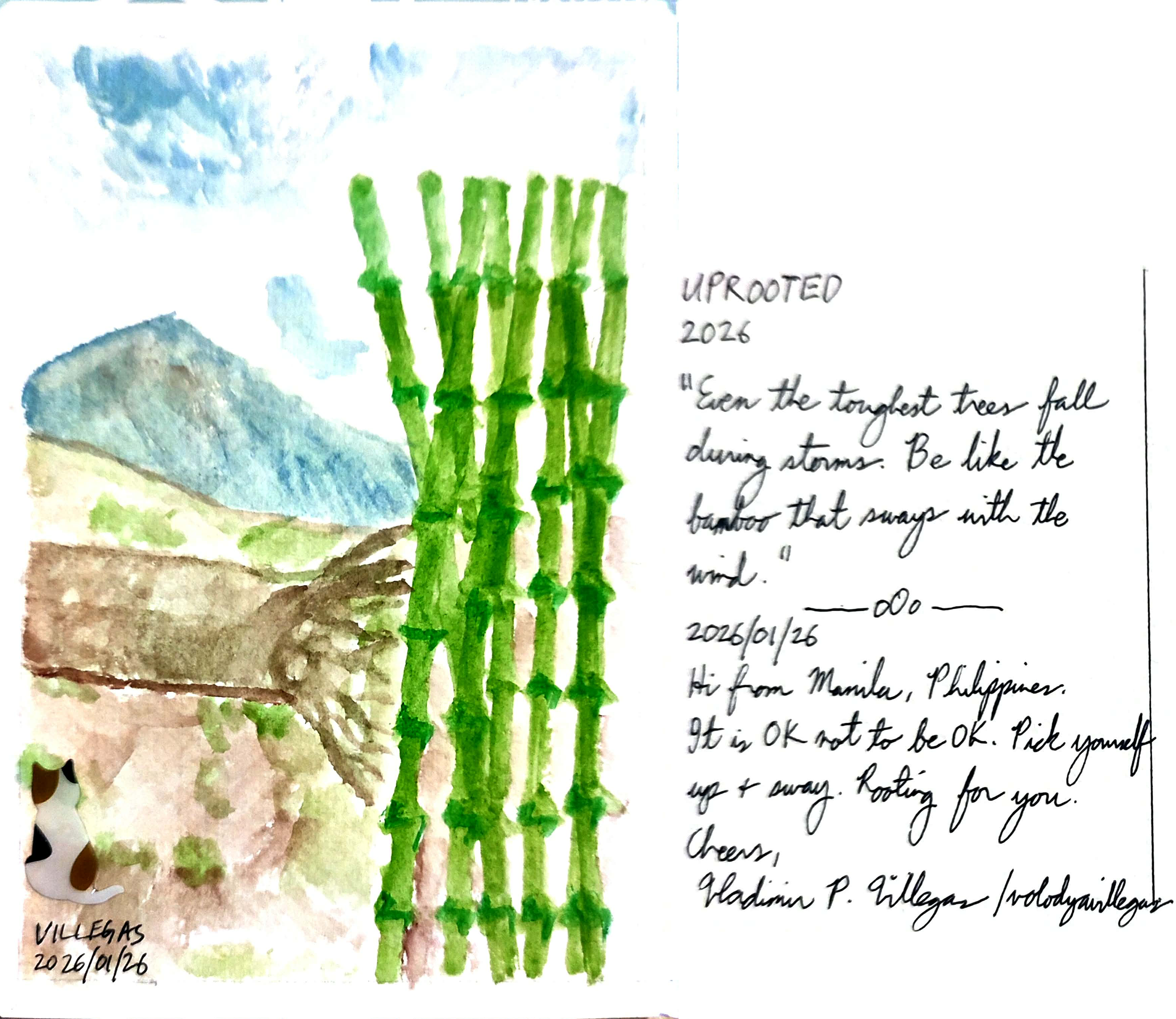 "Uprooted"
Vladimir P. Villegas
Manila, Philippines