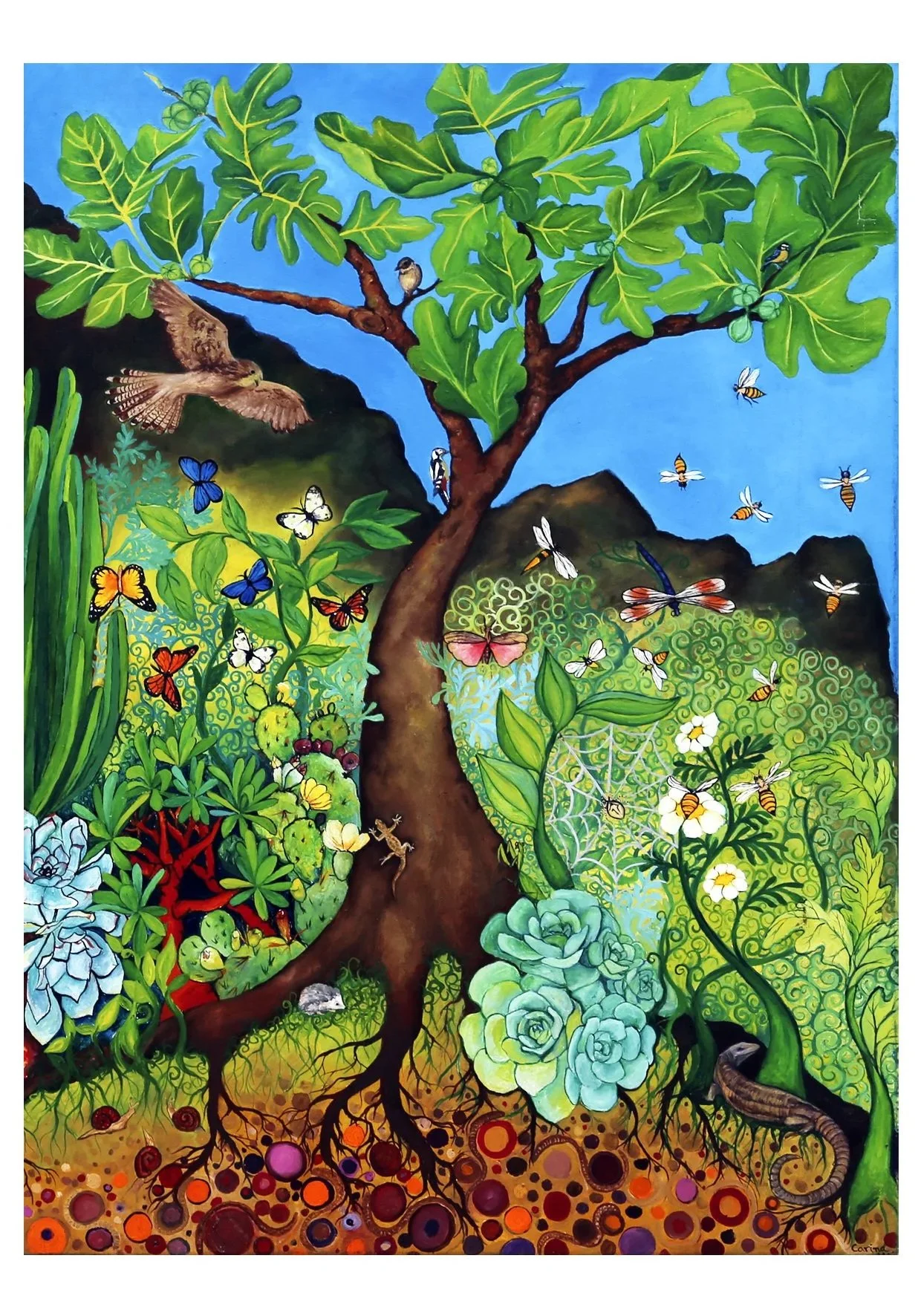 "Masca"
Carina Hernandez (@arte_carina)
Canary Island, Spain