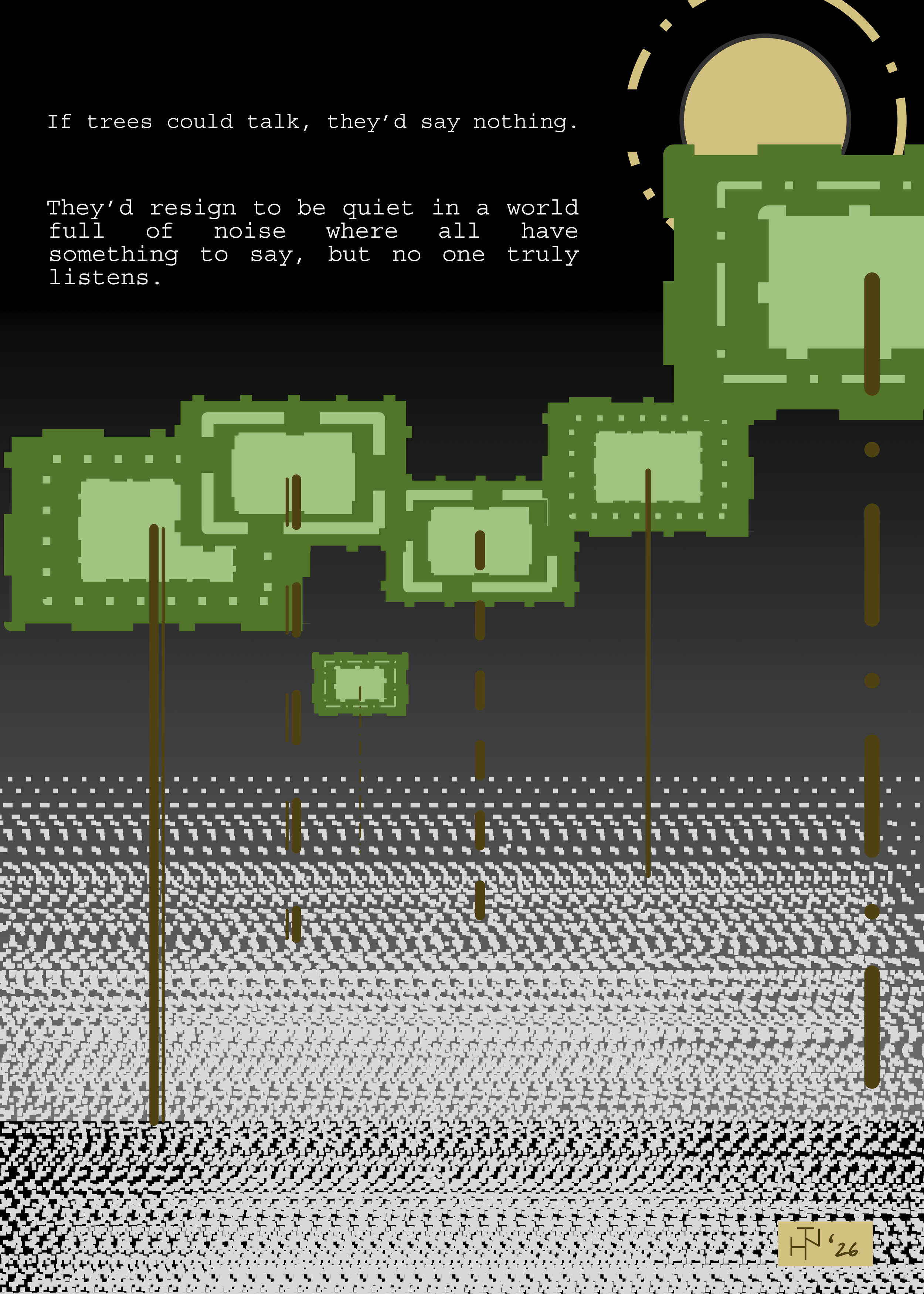 "Noisy World"
Hameedah Nwosu (@phugur_wut_aut
 @adamu_lawson)
Nigeria