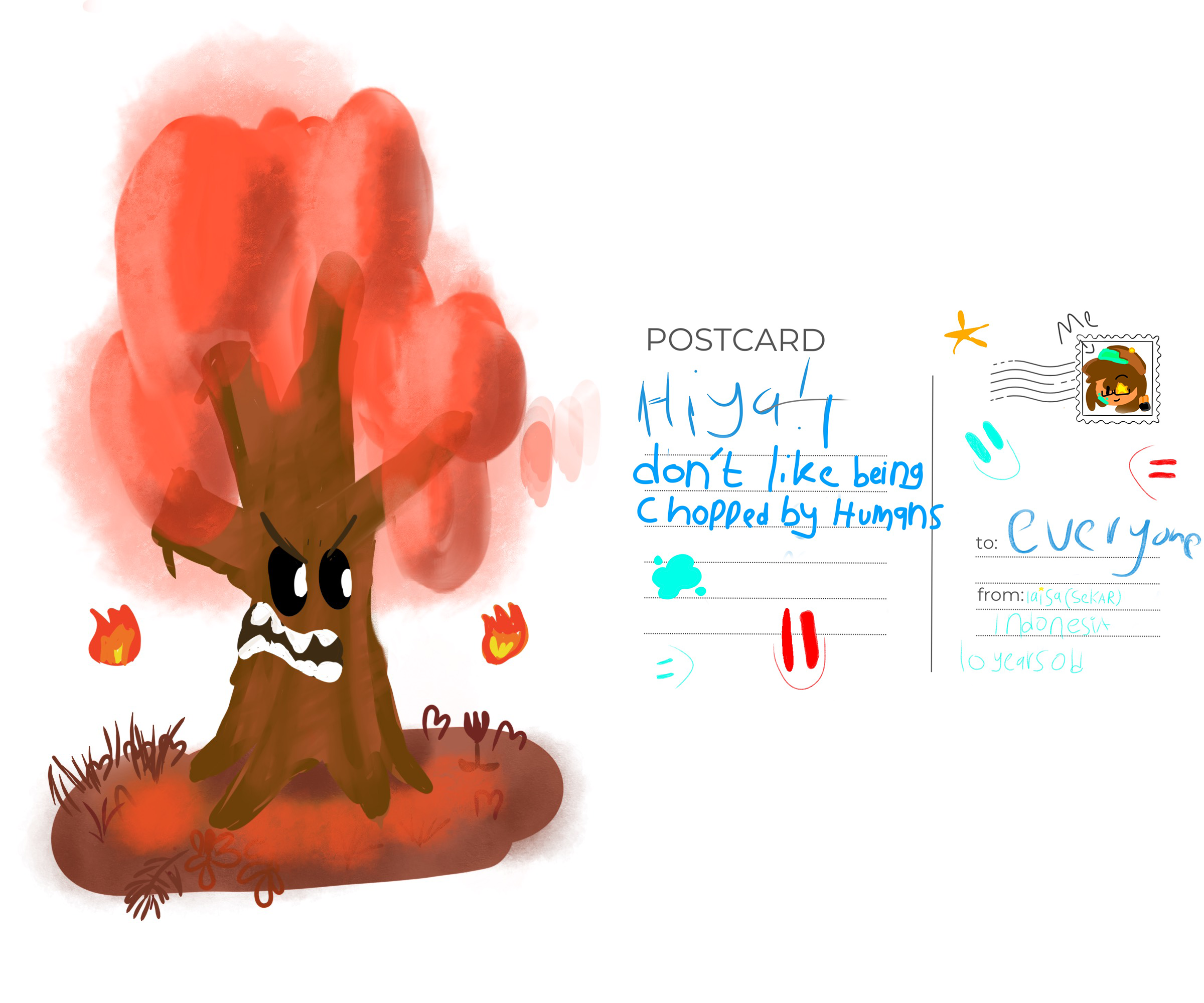 "Anger from The Tree"
Sekar Alit Panentrem Jiwo (Sekar)
Indonesia