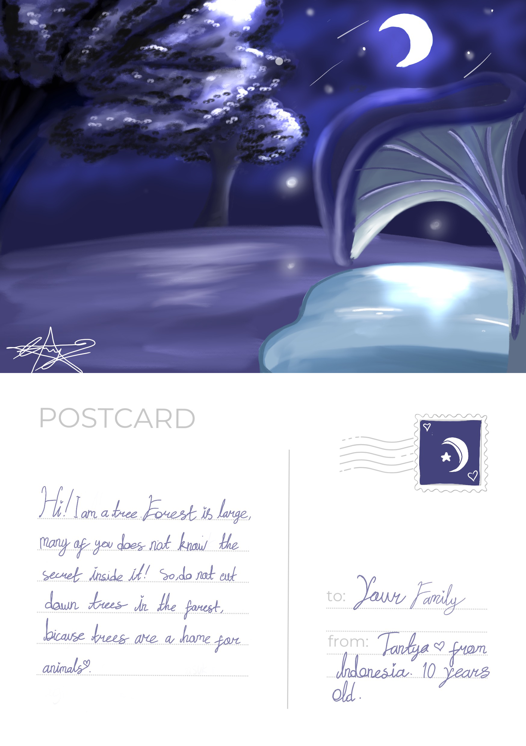 "Forest is Large"
An Nafi Cintantya Sekartika (Tantya)
Indonesia