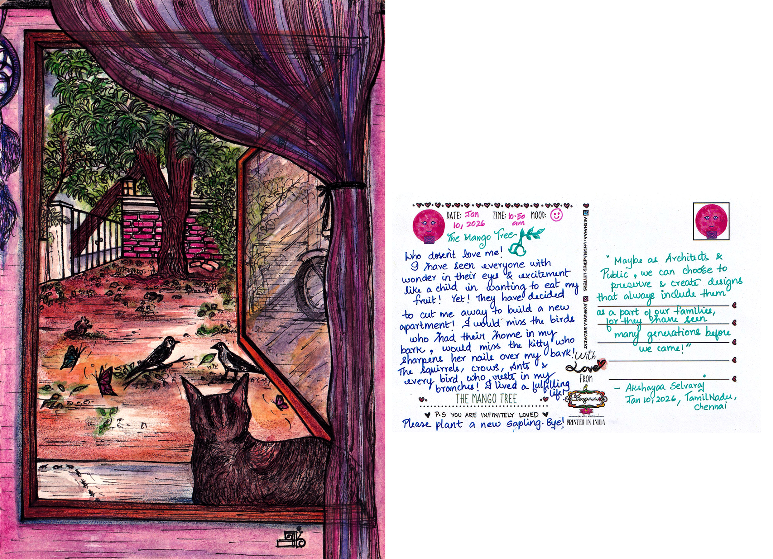 "The Mango Tree"
Akshayaa Selvaraj (@akshayaaselvaraj)
Tamilnadu, India