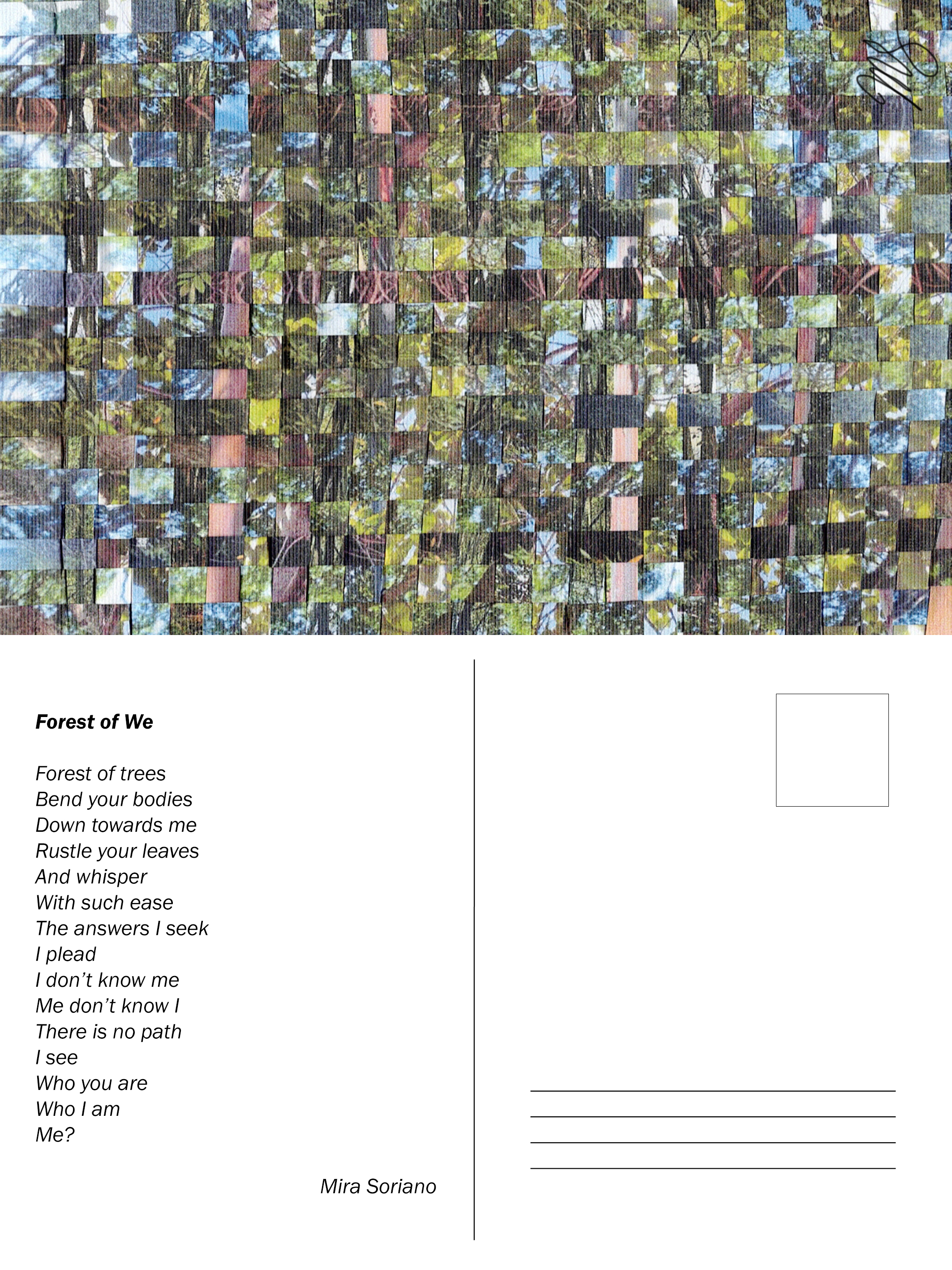 "Woven Trees"
Mira Soriano (@mirawiththepen)
Zamboanga, Philippines