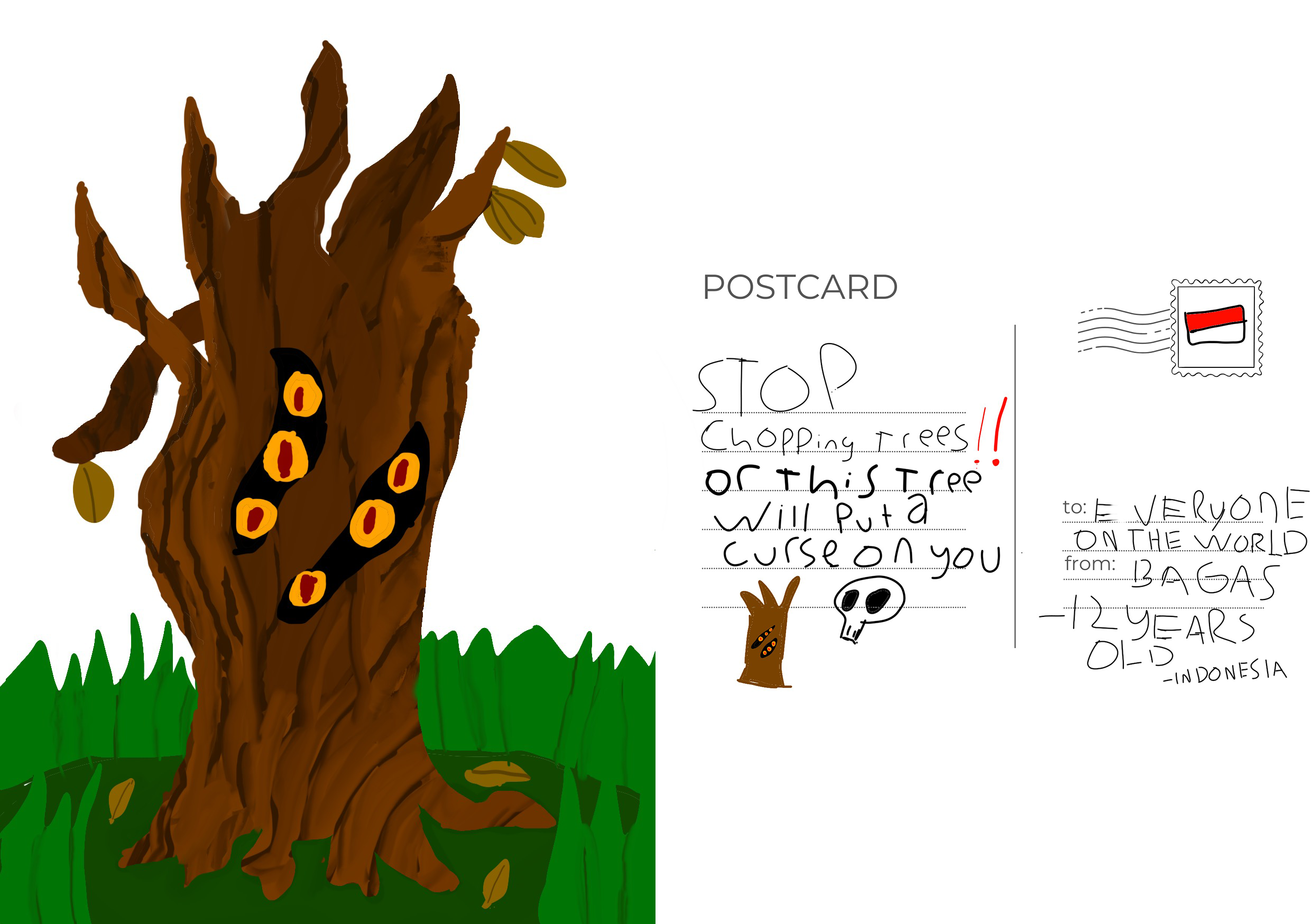 "Curse of the Tree"
Erlangga Lambang Bagaskara (Bagas)
Indonesia