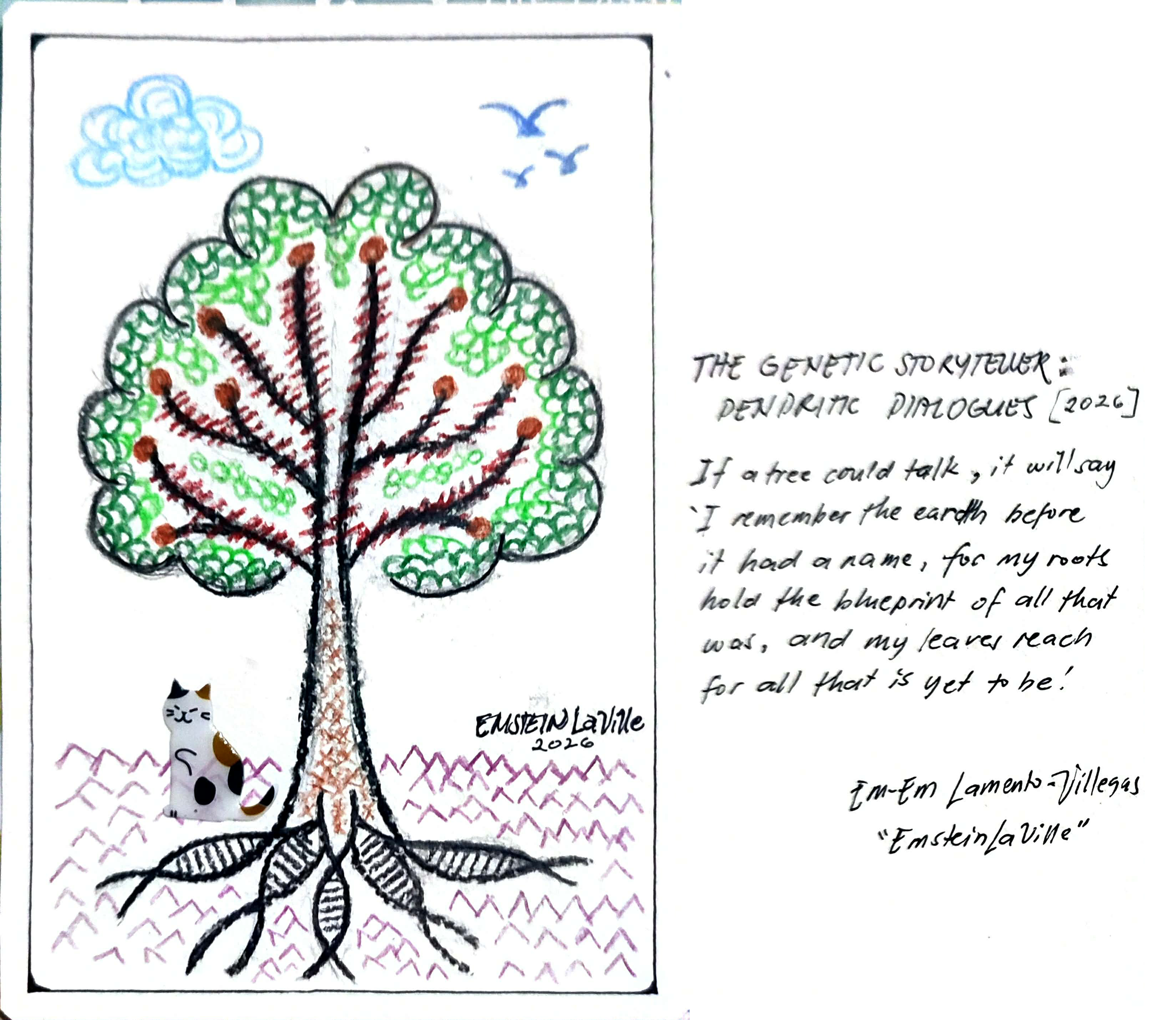 "Dendritic Dialogue"
Em-Em 'Emstein' Lamento-Villegas
Manila, Philippines