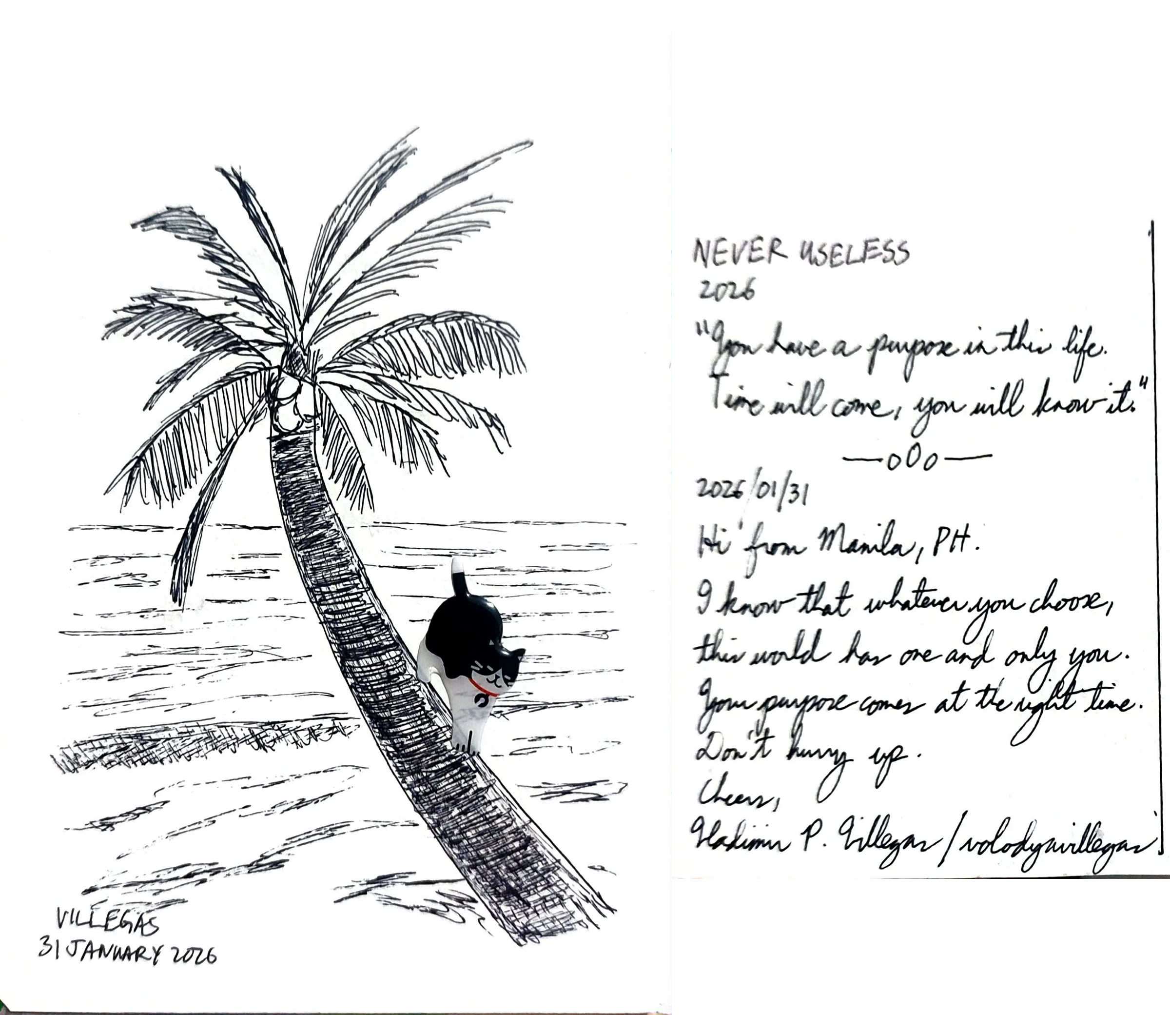 "Never Useless"
Vladimir P. Villegas
Manila, Philippines