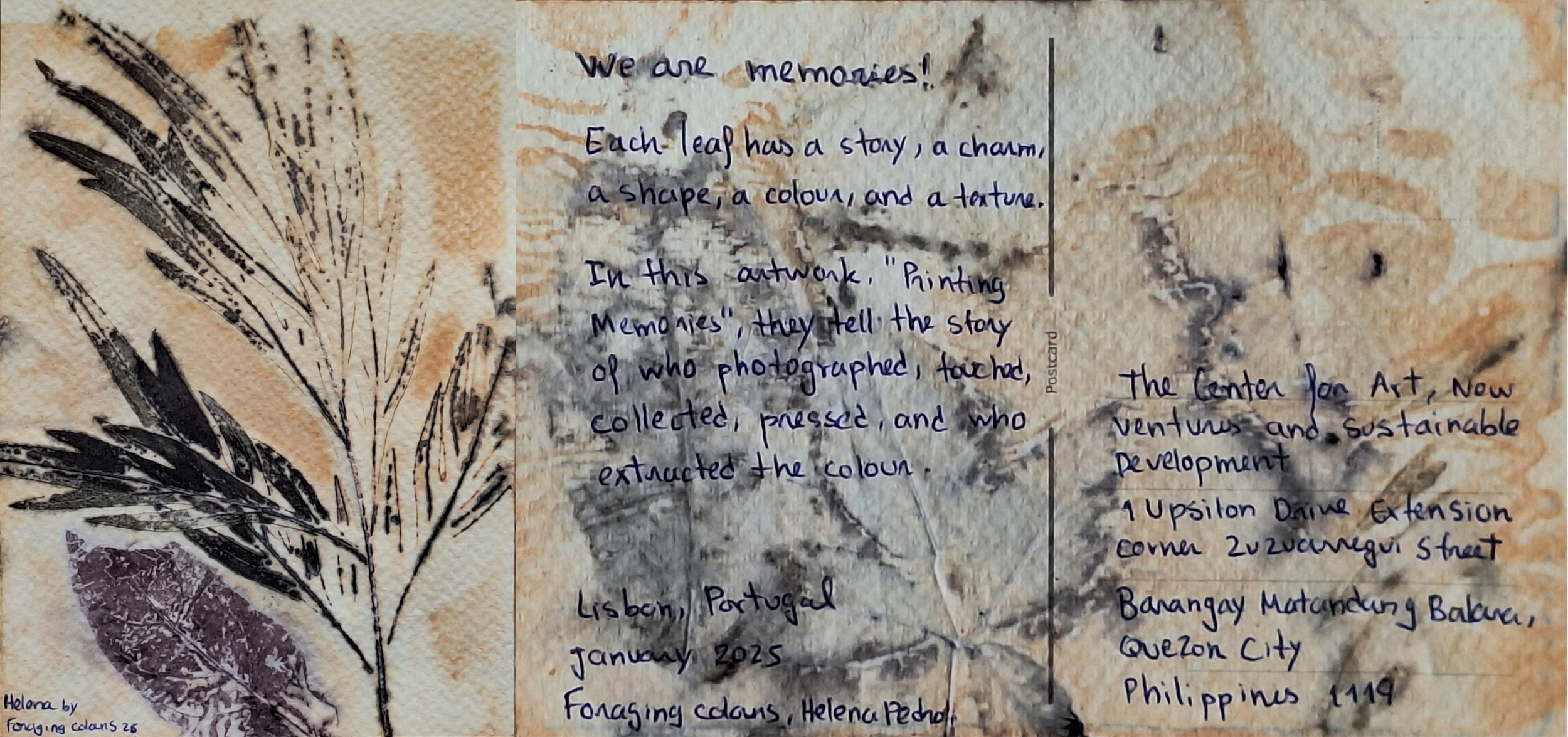 Printing Memories
Helena Pedro (@foragingcolours)
Lisbon, Portugal