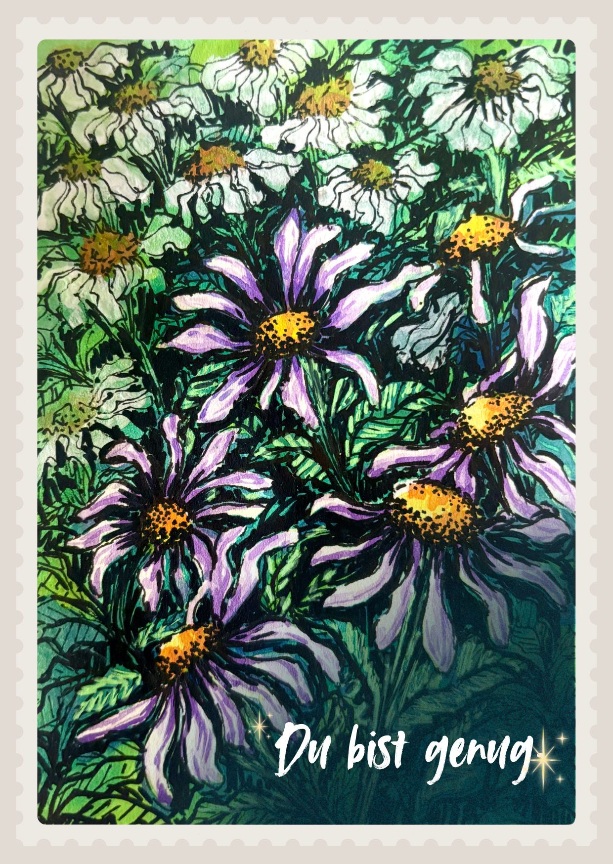 "Du bist genug - You are enough"
Prajakta Anerao (@art_e_praju)