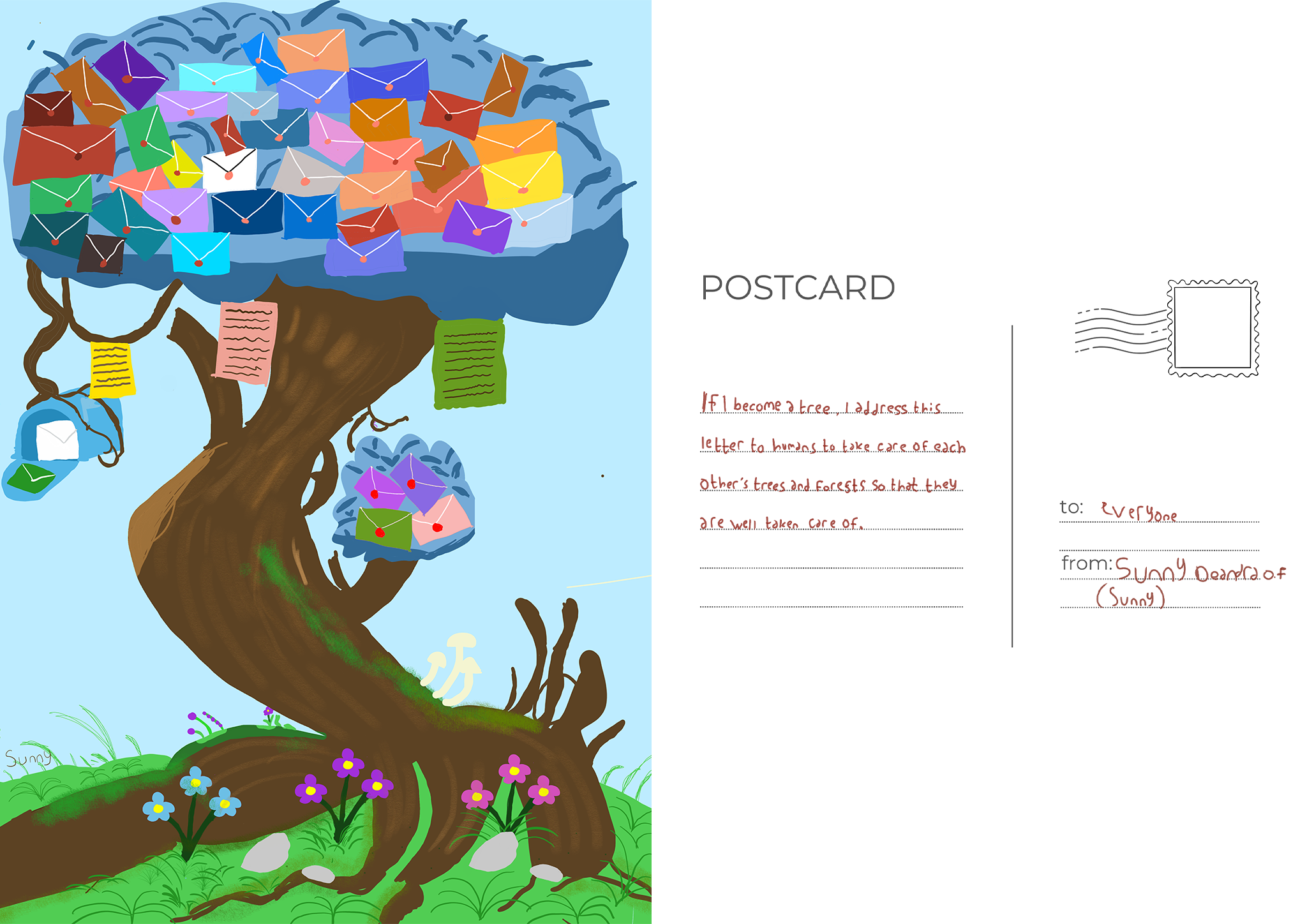 "Message from the trees"
Sunny Deandra Otty Fridson
Kudus, Indonesia 