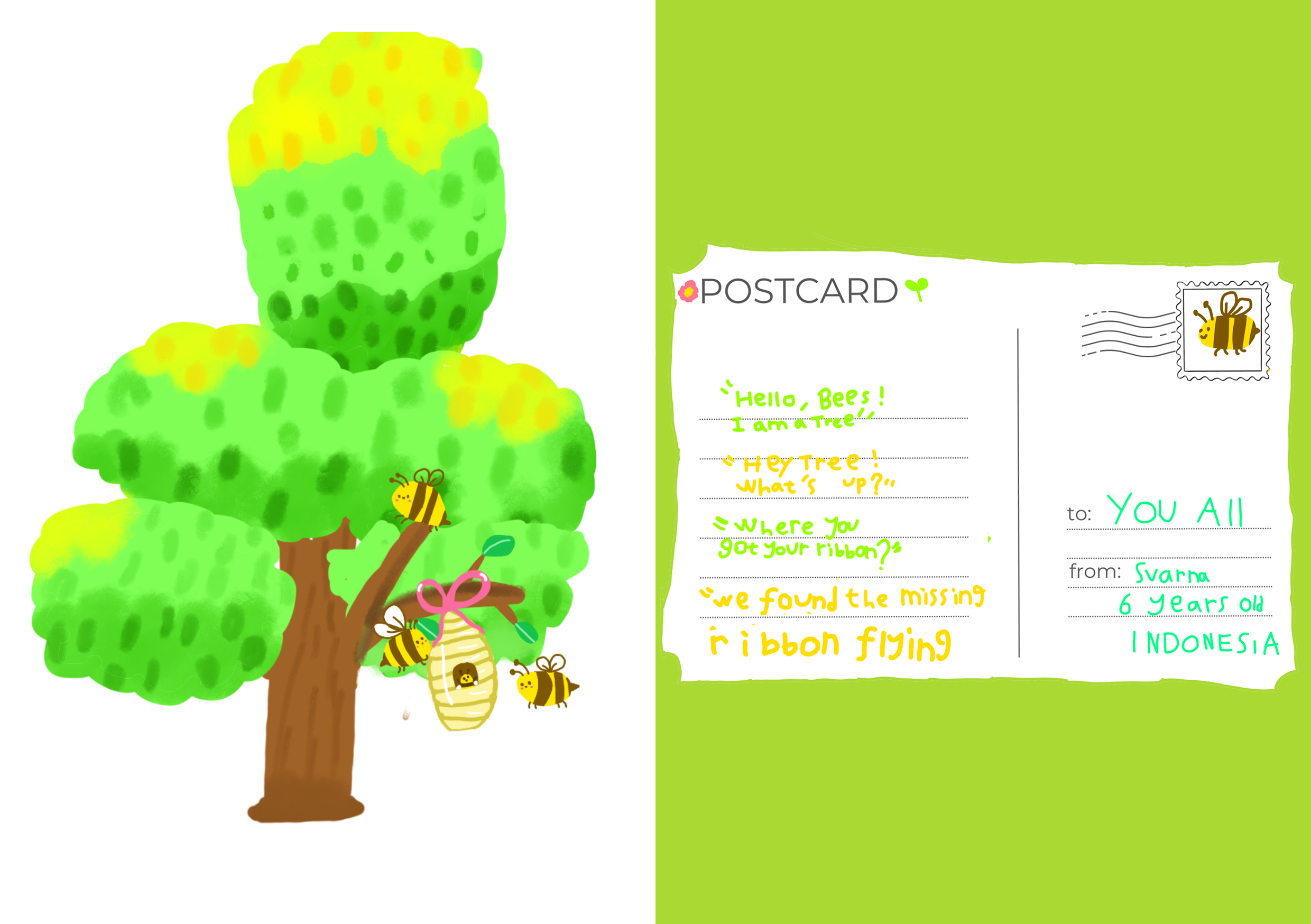 "Happy Bees"
Svarnavati Wangi Kim (Svarna)
Indonesia