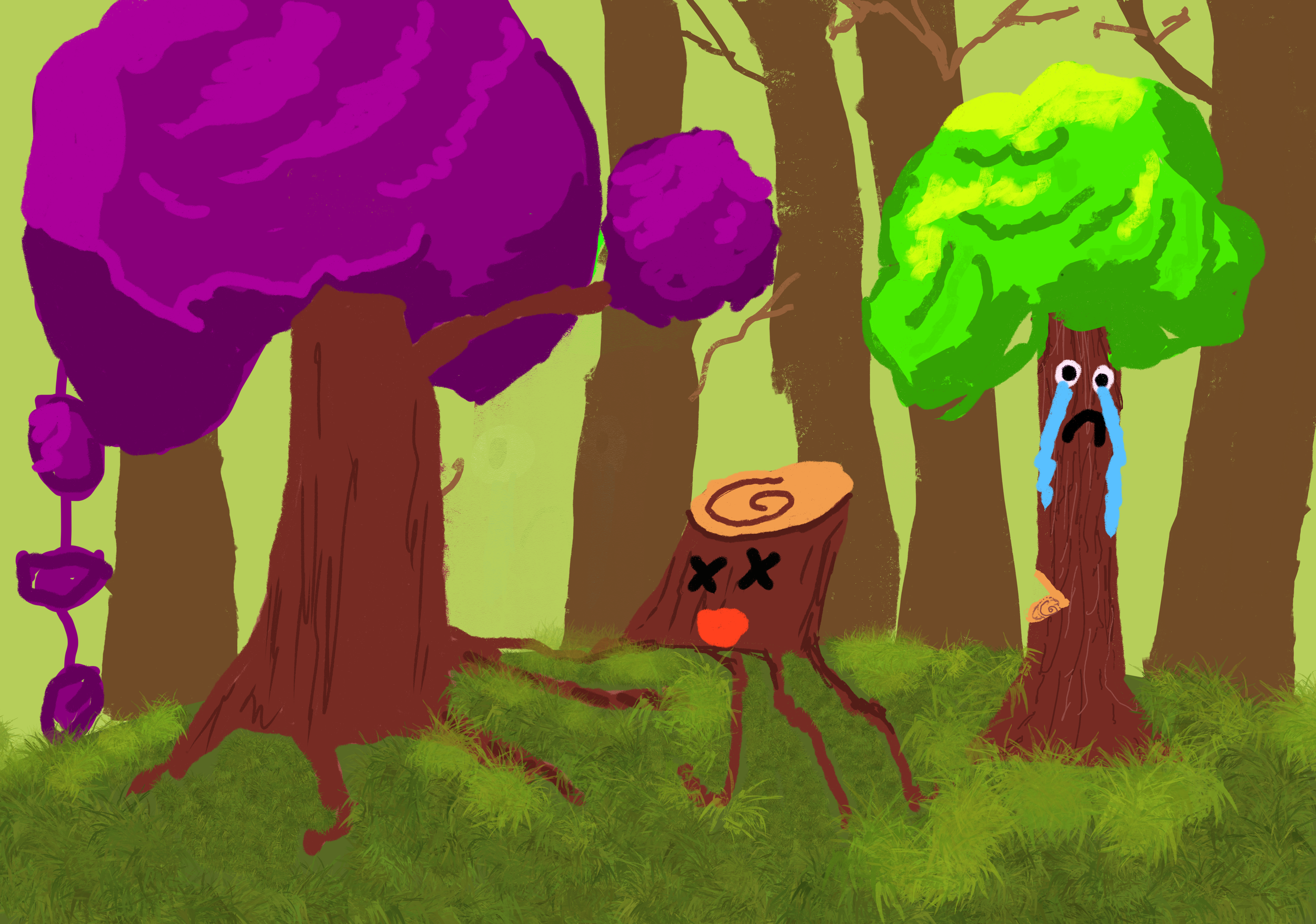 "Tree Stump = Victim"
Louis Philip Sandjaja
Kudus, Indonesia 