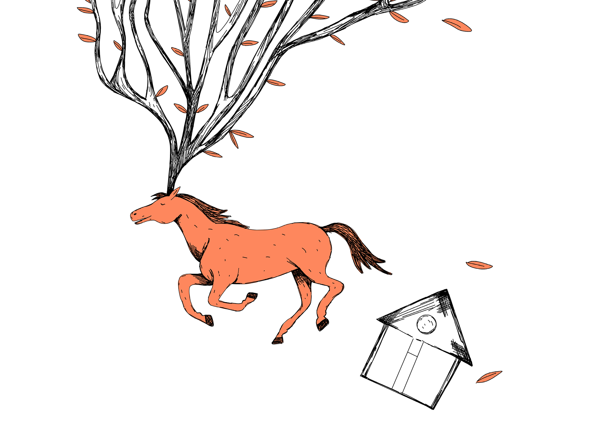 "The tree of a horse's thoughts"
Salimeh Babakhan (@salimehbabakhan)
Iran