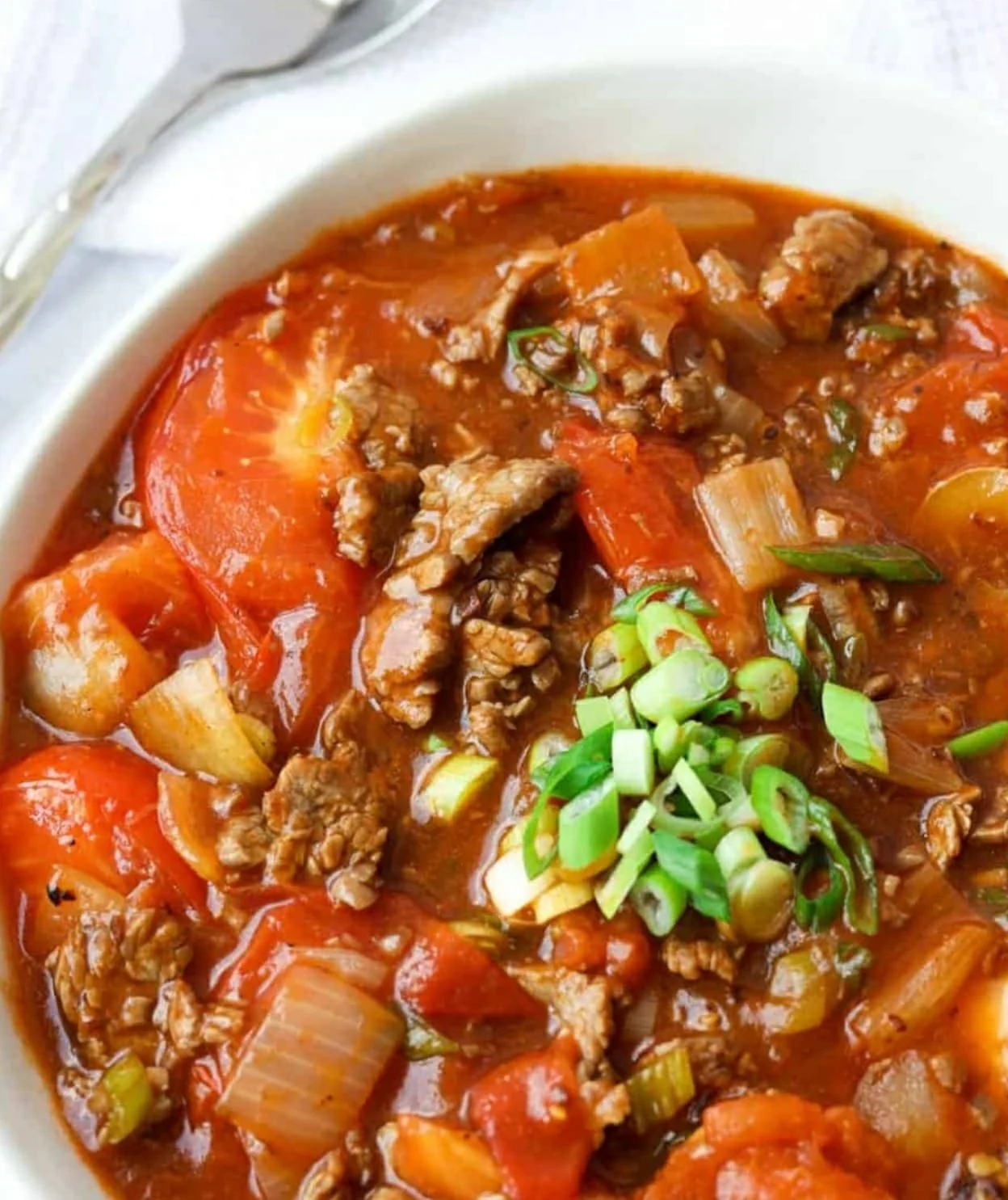 Tomato Beef Brisket with Tomato Egg