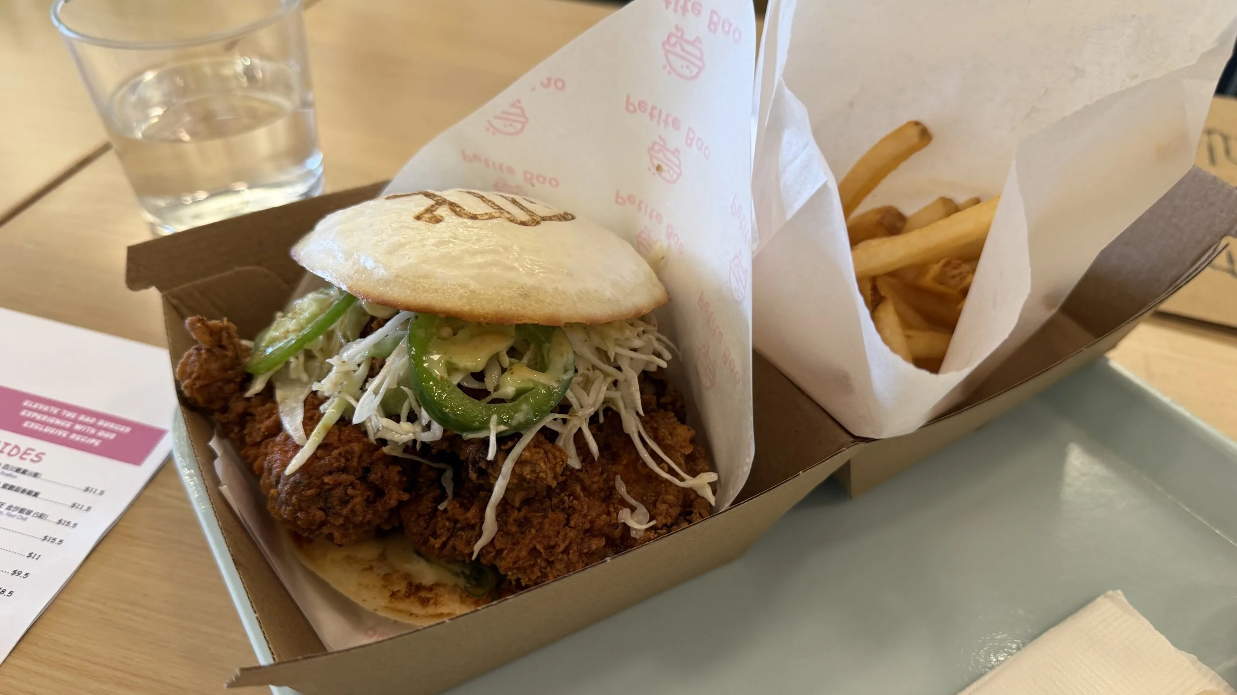 Chicken Bao with Salad or Fries - Friday June 12