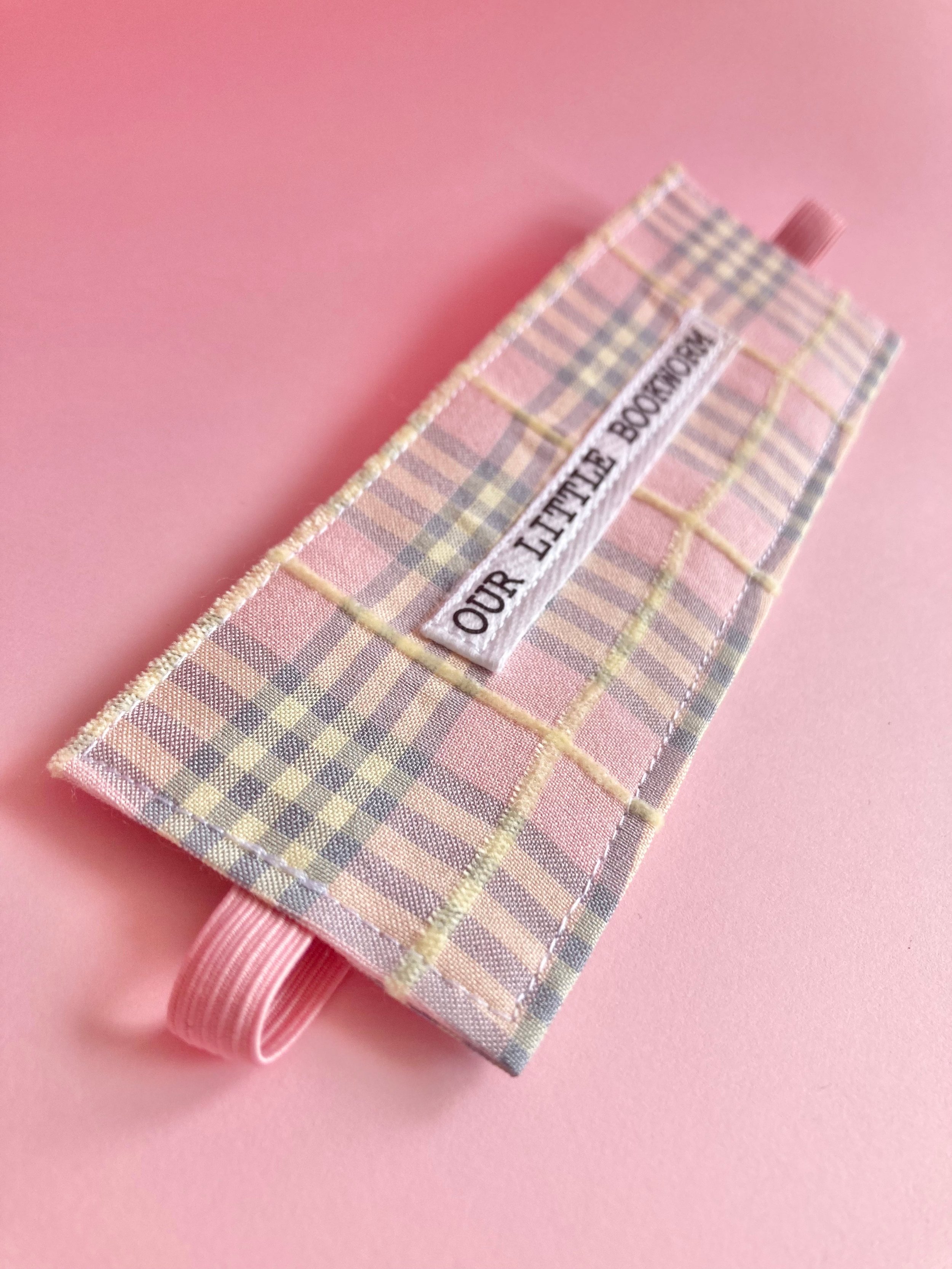 Bookmark - Pink Plaid