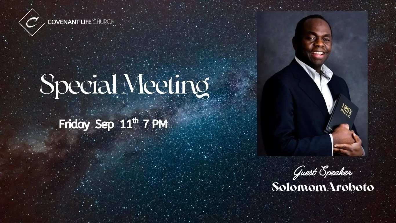 Special service with Pastor Solomon 
