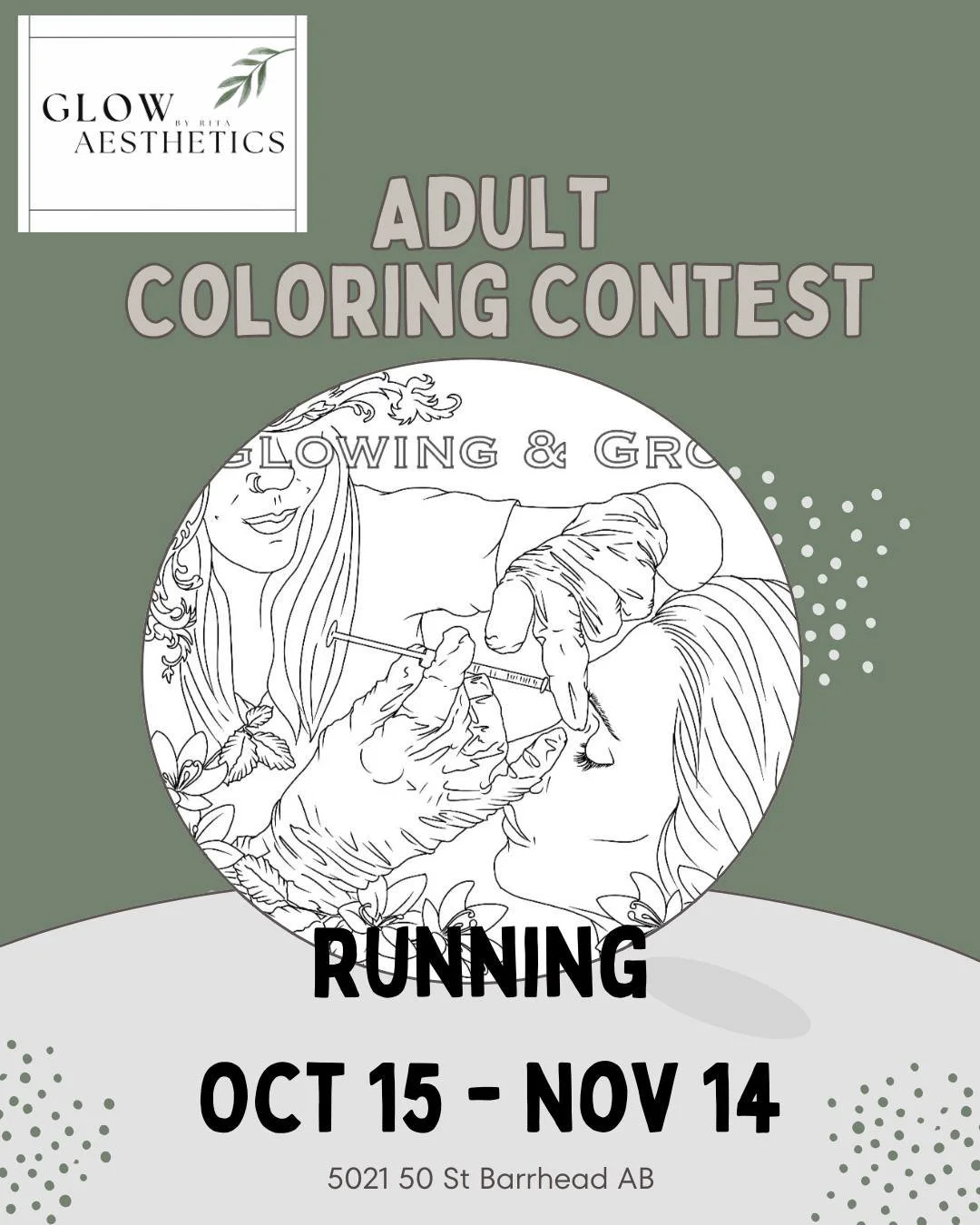 🎨✨ Time to bring out your inner artist! ✨🎨

We&rsquo;re hosting an Adult Coloring Contest right here at Glow Aesthetics &mdash; because coloring isn&rsquo;t just for kids (and yes, we take staying inside the lines very seriously 😉).

🖍 How to ent