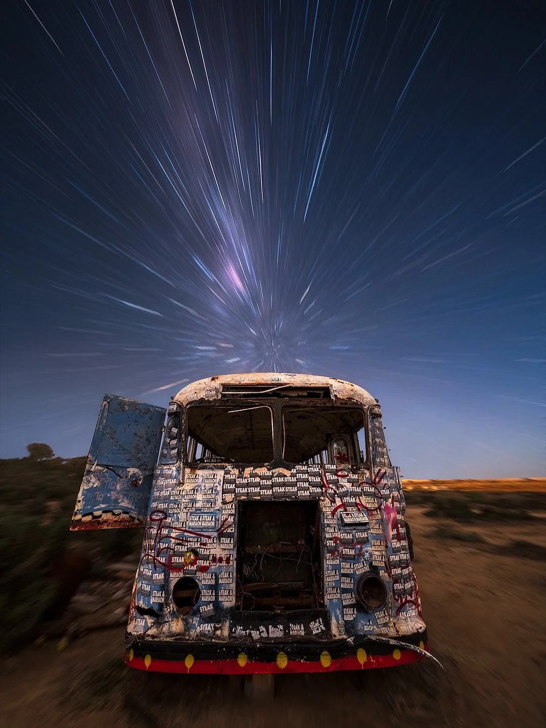 Blue Hour Express🚍 

This old bus at Lake Tyrrell is a favourite subject of mine and one I keep returning to with fresh ideas. Located in regional Victoria, the area offers some of the darkest night skies in Australia for astrophotography.

This ima