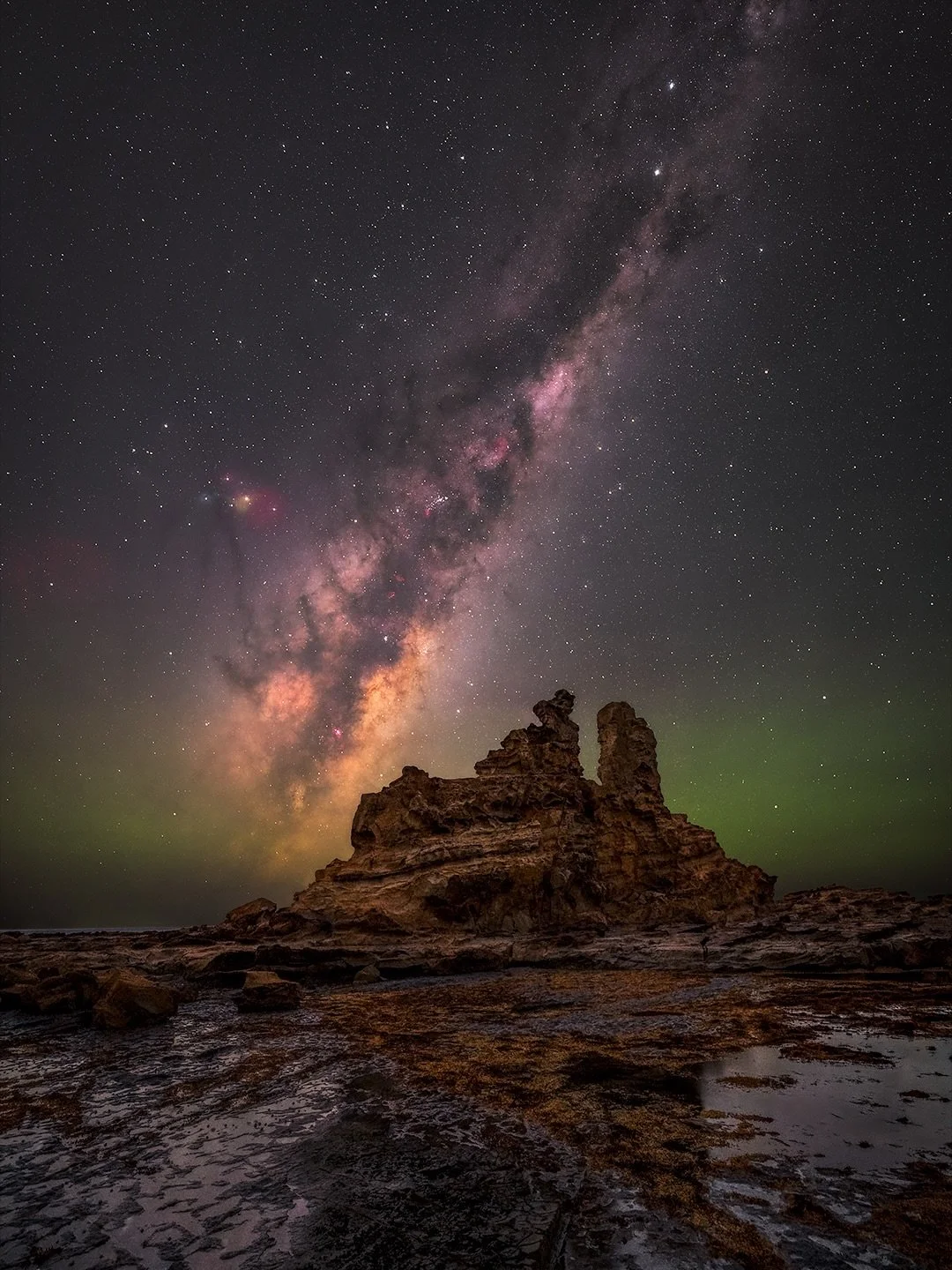 The  Milky Way core is back 🤩

I love photographing the summer arch here with all its awesome nebulae, but there is nothing like the brightness and beauty of the Milky Way core. So magical just being out under the night skies in Australia. My first 