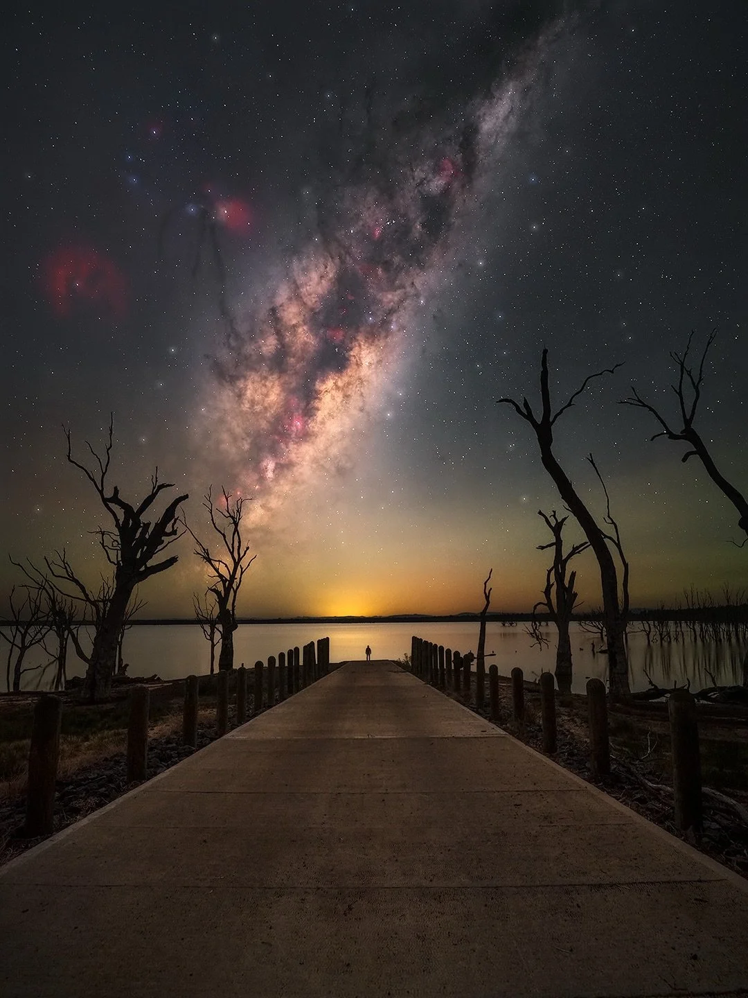 Lake Toolondo boat ramp under a blanket of stars as the Milky Way galactic center rises for the first time of the year back in February of this year. 

Astrophotography in February is one of my favorite times to shoot the Milky Way core. After severa