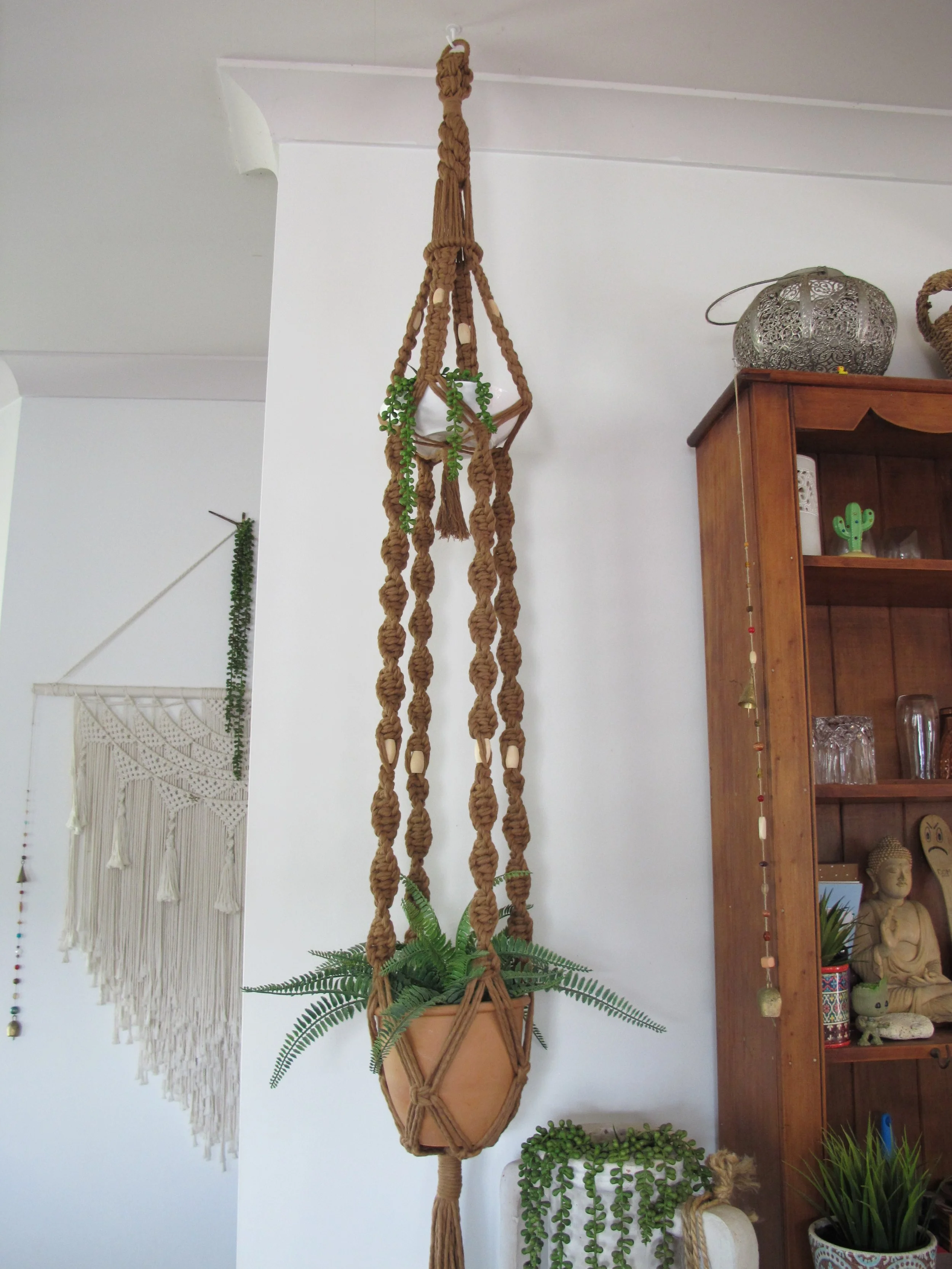 Sundara Double Macrame Plant Hanger