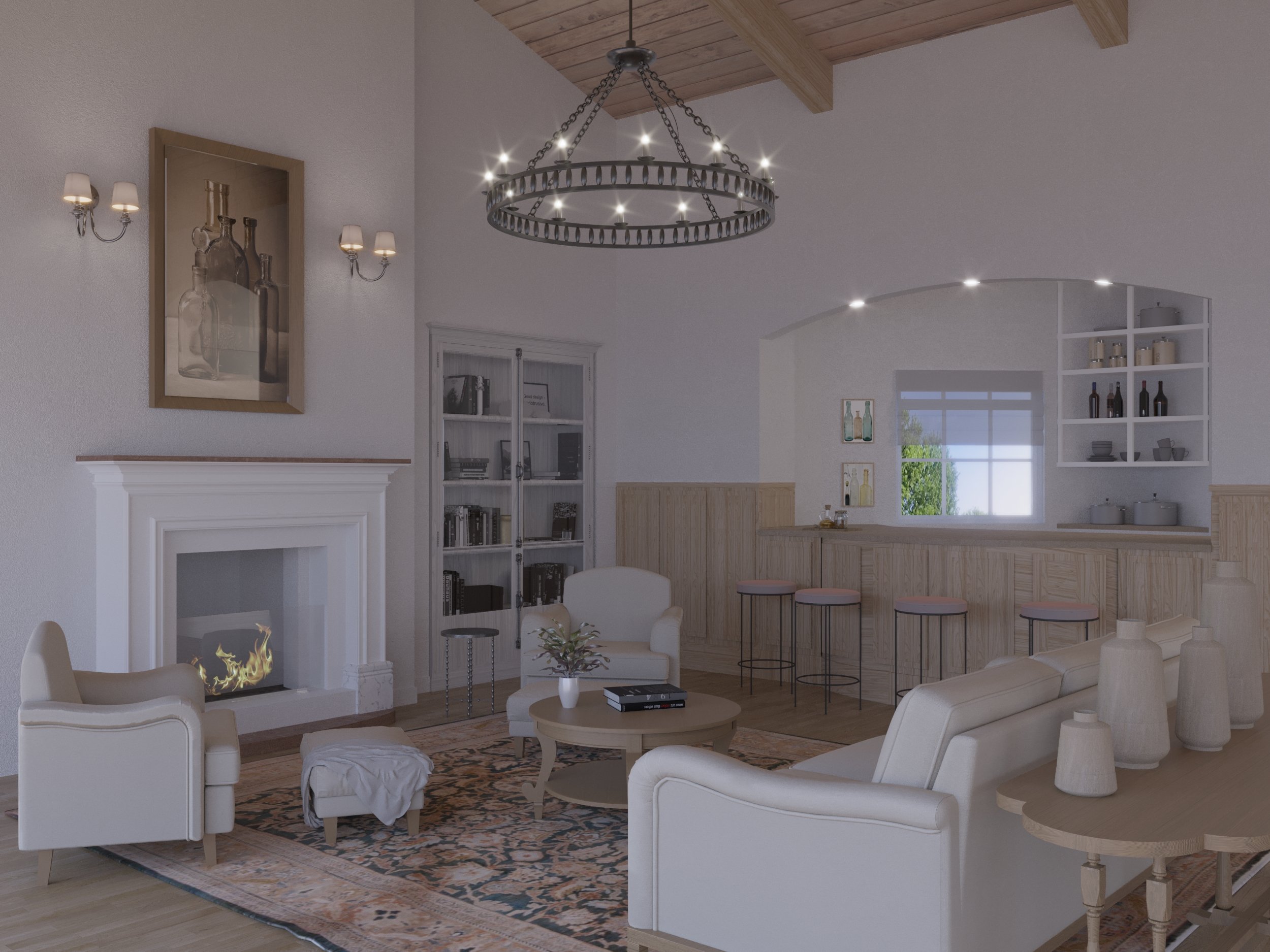 Woodside Manor Austin Transitional Interior Design — Britt Design Group