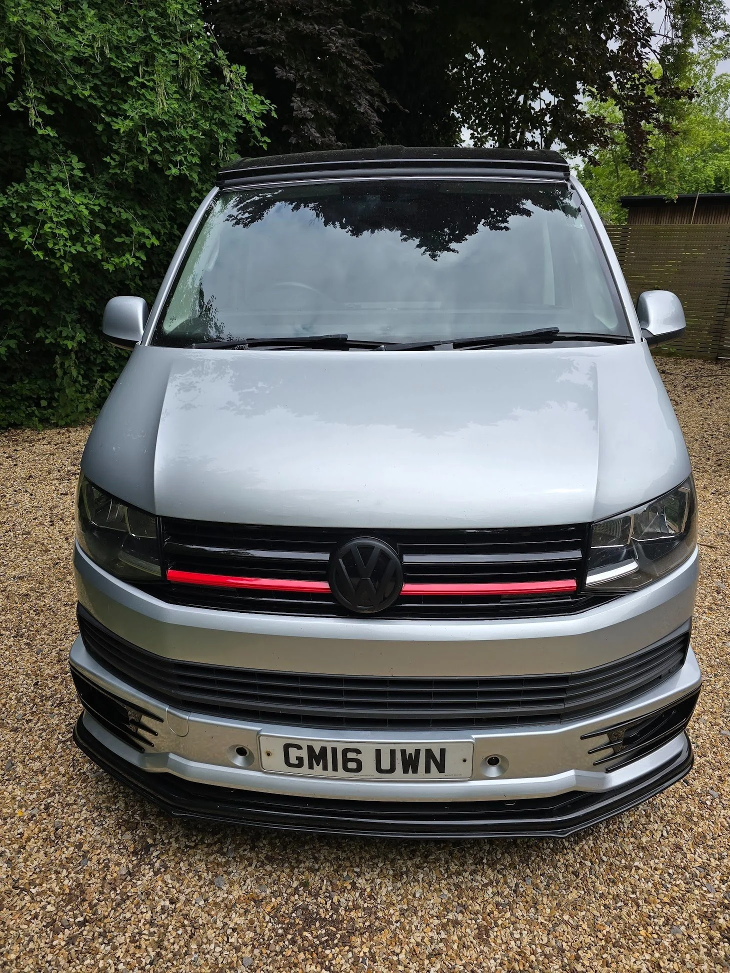Upgrade Spoiler T6 Silver Campervan