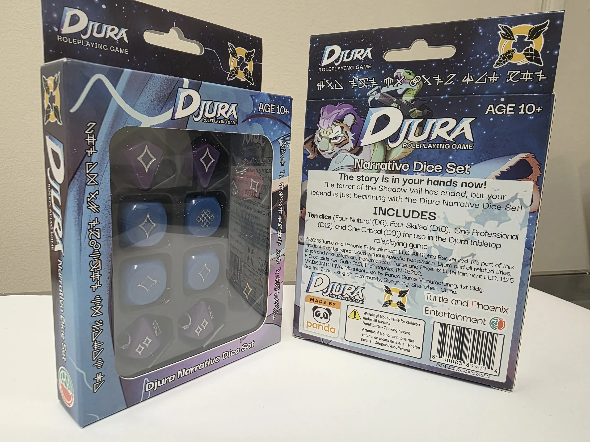 Djura Narrative Dice - Set of 10 dice