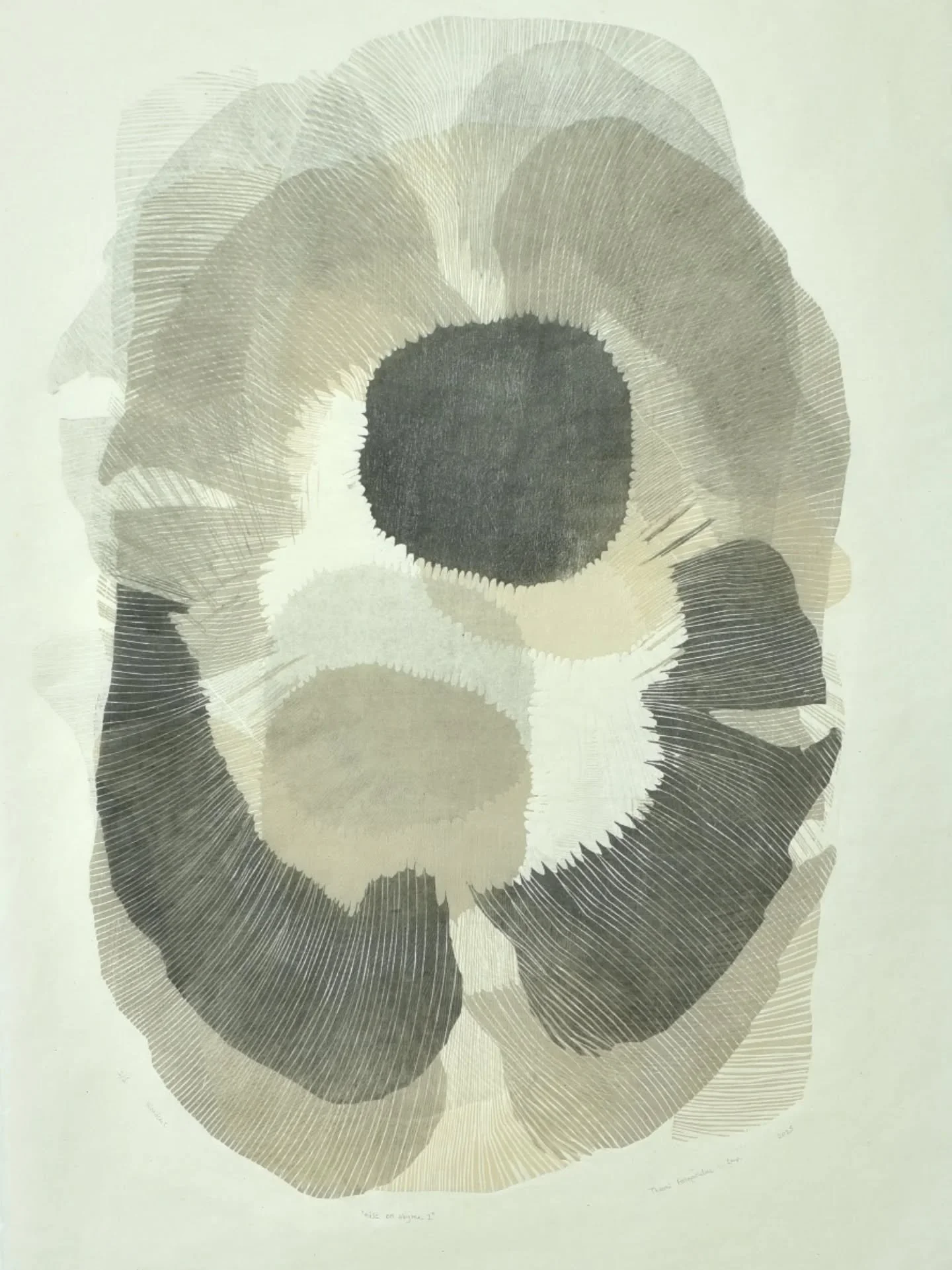 Mise en abyme I, 2025
Woodcut 64X98cm 

#printmakingstudio #print #fineartprints #abstractart #woodcut