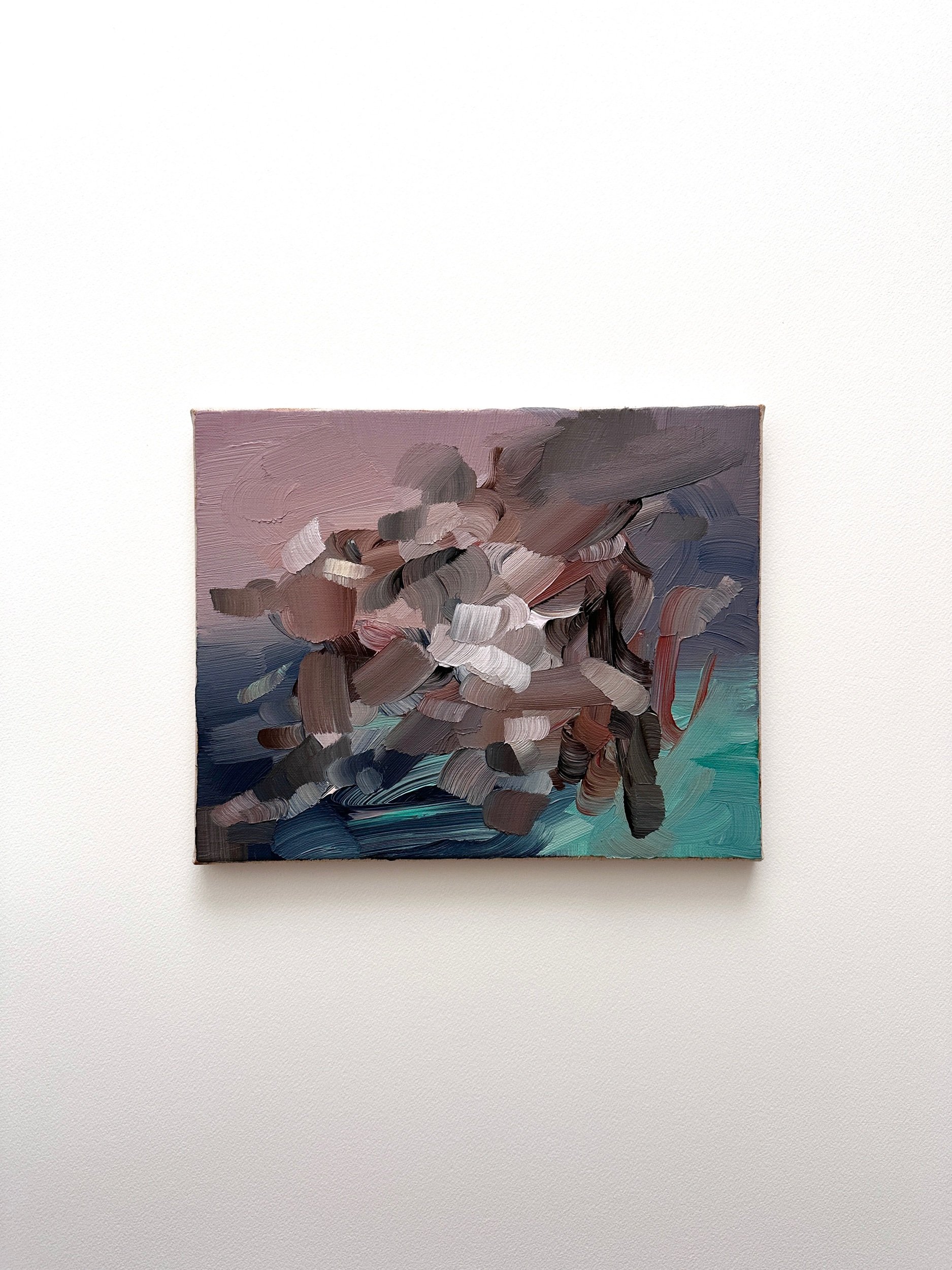 Untitled , 2024 Acrylic on linen 24 x 30 cm