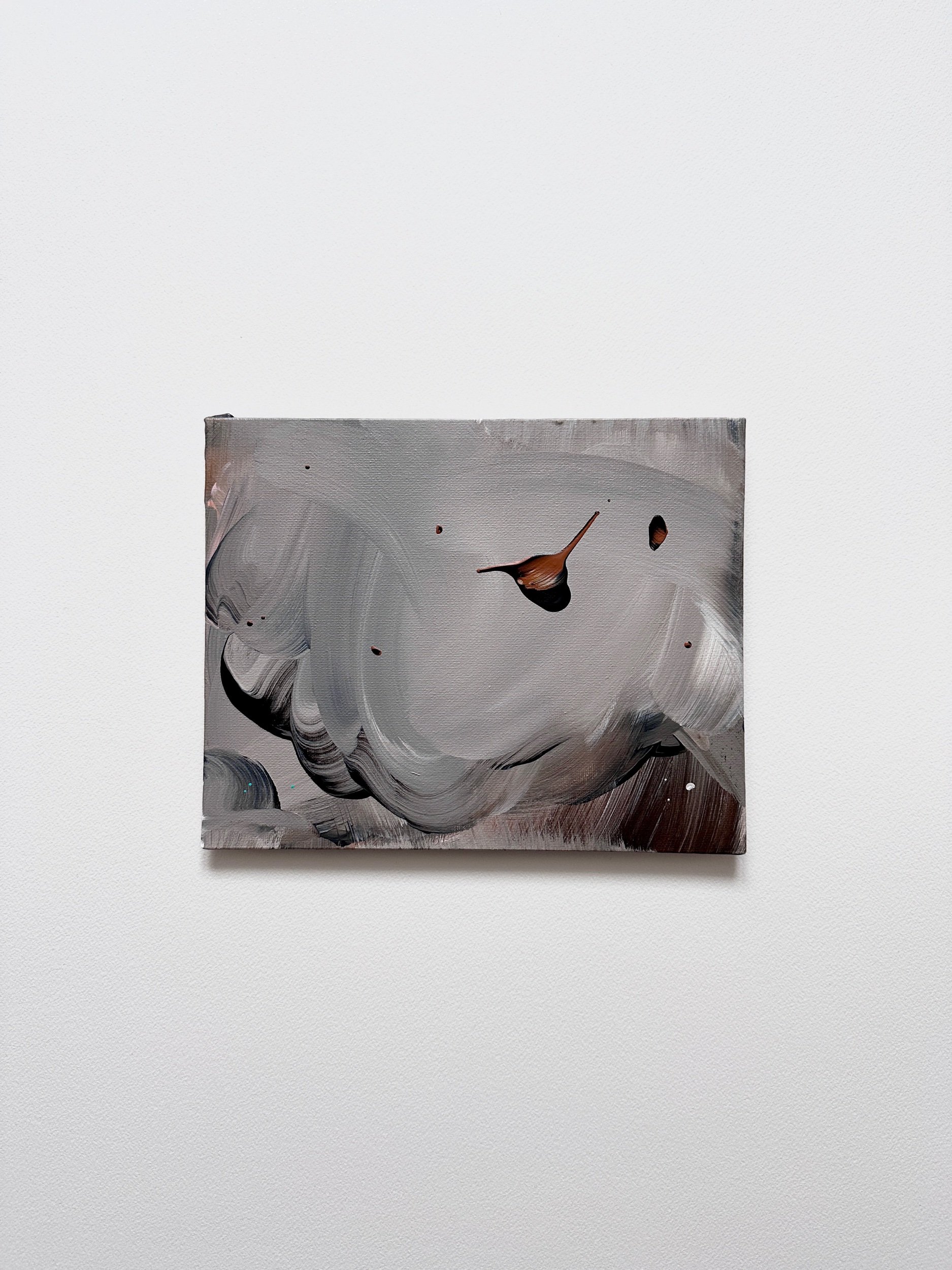 Untitled , 2024 Acrylic on canvas board 20 x 25 cm