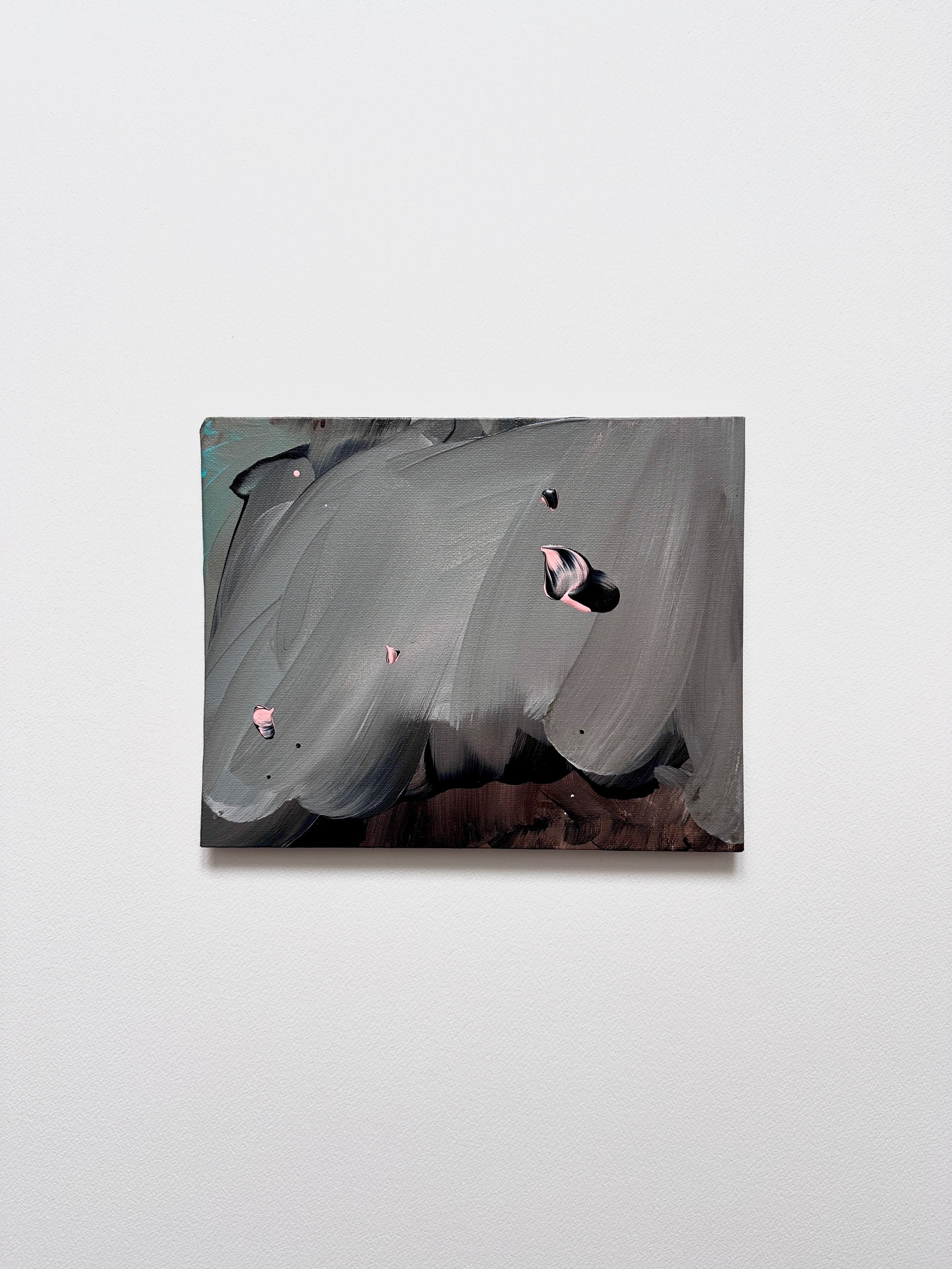 Untitled , 2024 Acrylic on canvas board 20 x 25 cm