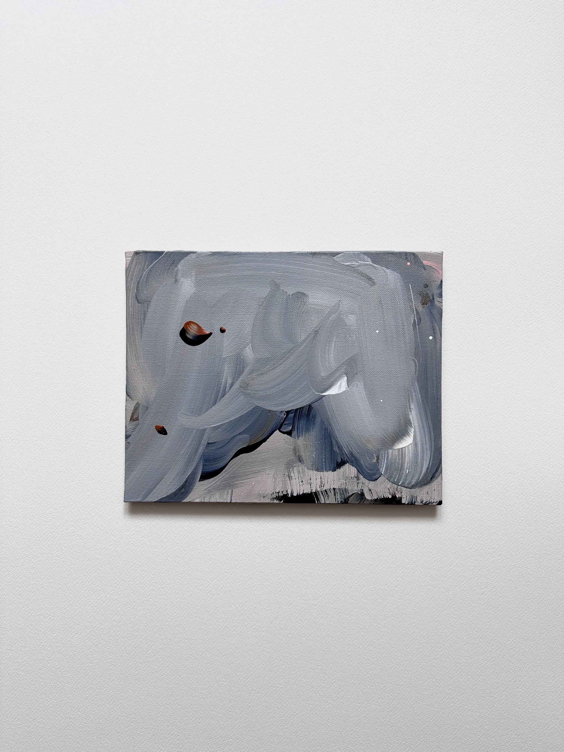 Untitled , 2024 Acrylic on canvas board 20 x 25 cm
