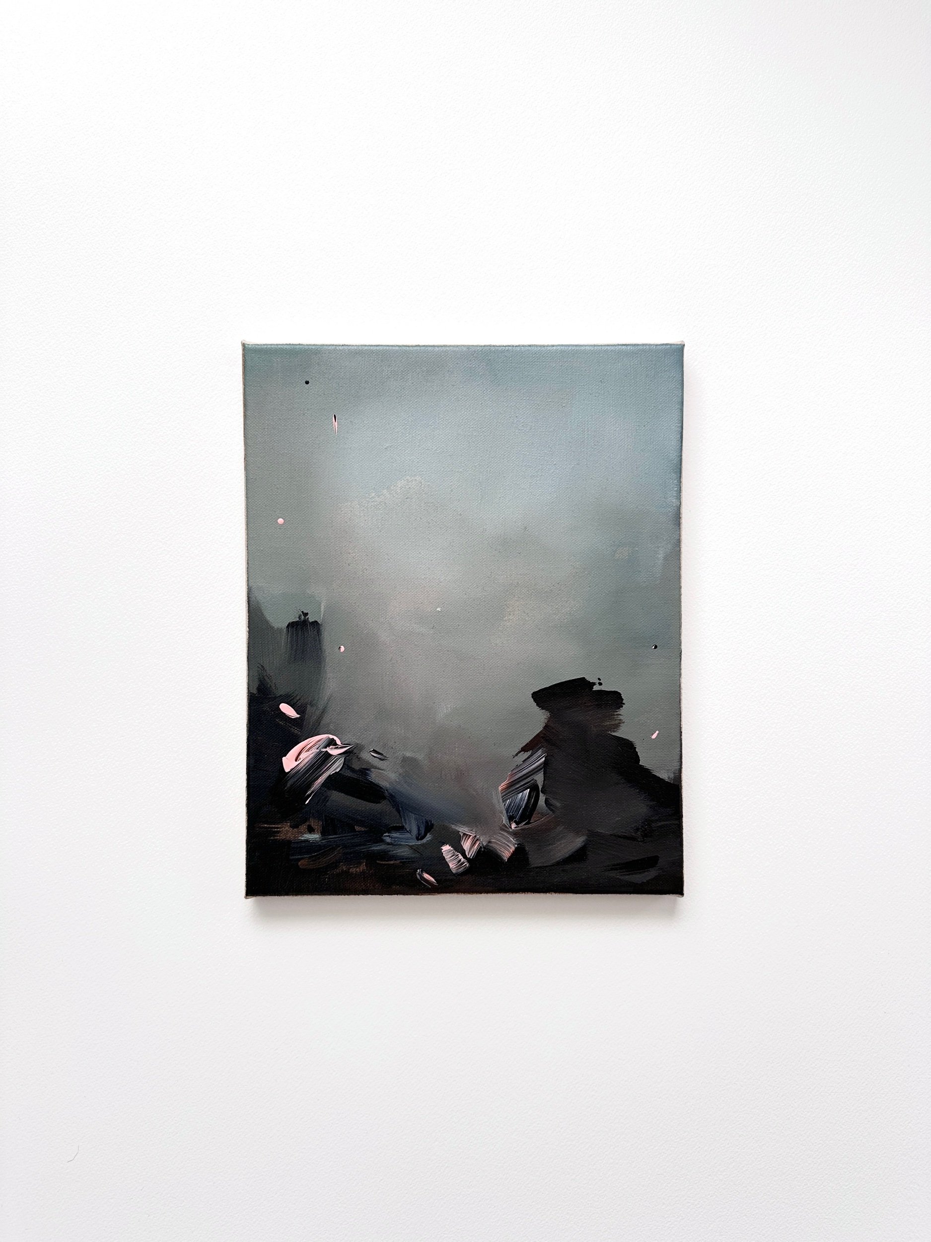 Untitled , 2024 Acrylic on linen 30 x 24 cm
